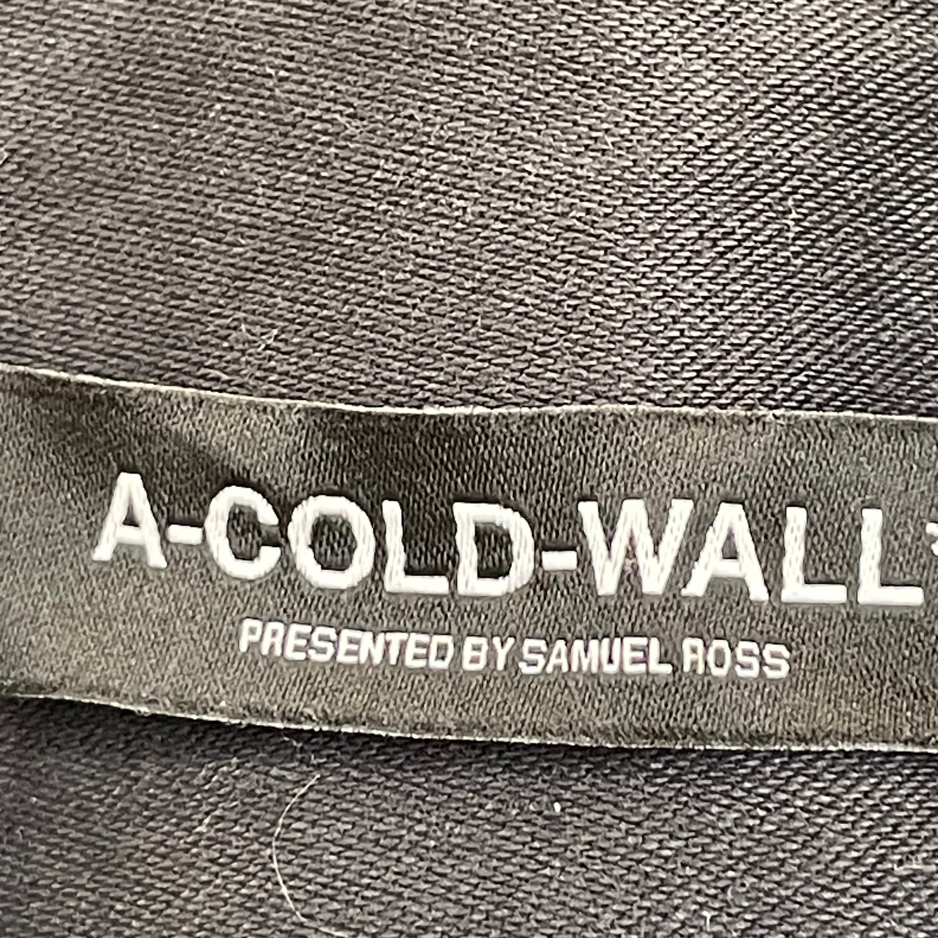 A-COLD-WALL/Jacket/48/Cotton/BLK/Graphic/ORNG LINE DOWN MIDDLE view 4