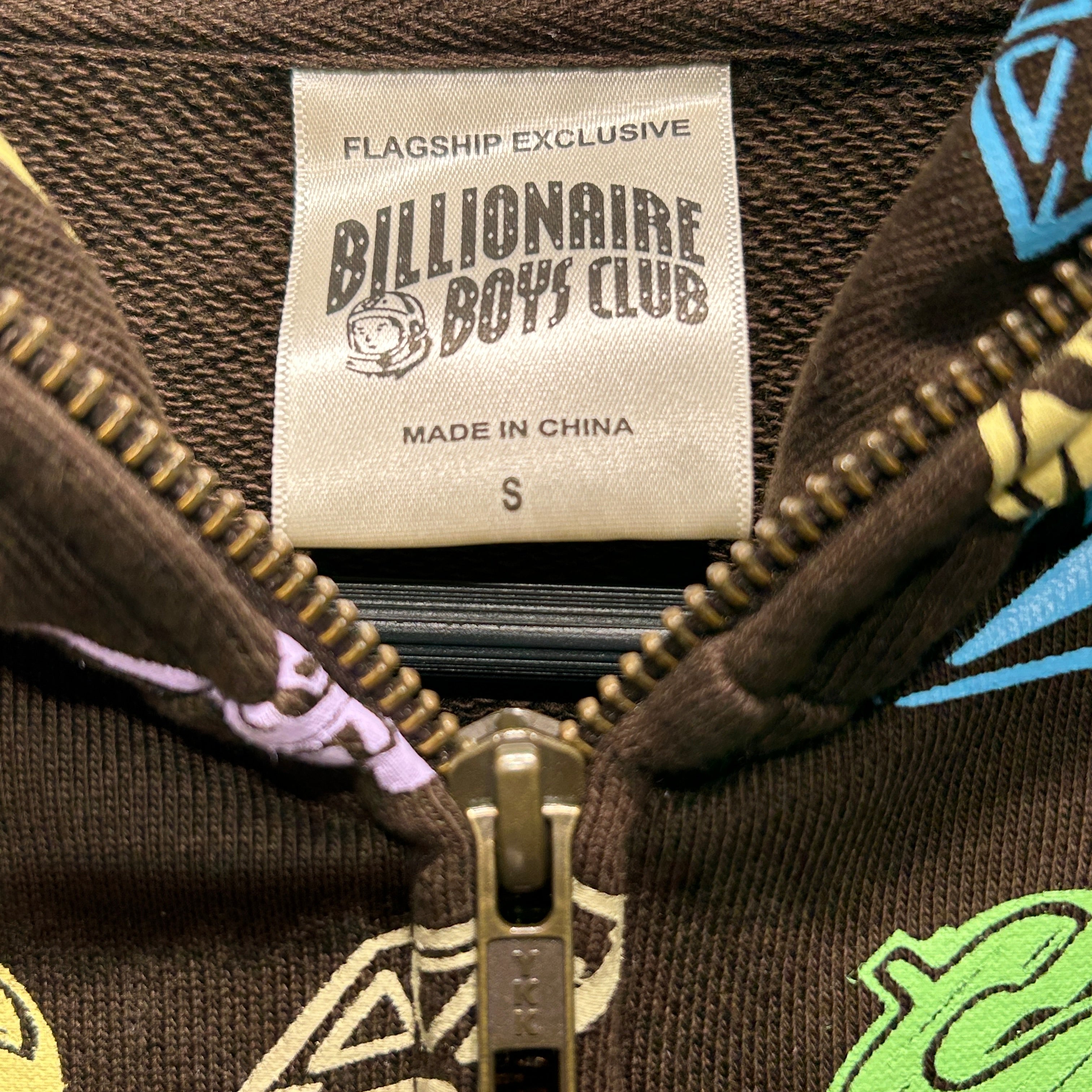BILLIONAIRE BOYS CLUB/Zip Up Hoodie/S/Monogram/Cotton/BRW/CASANOVA DIAMONDS AND DOLLARS view 3
