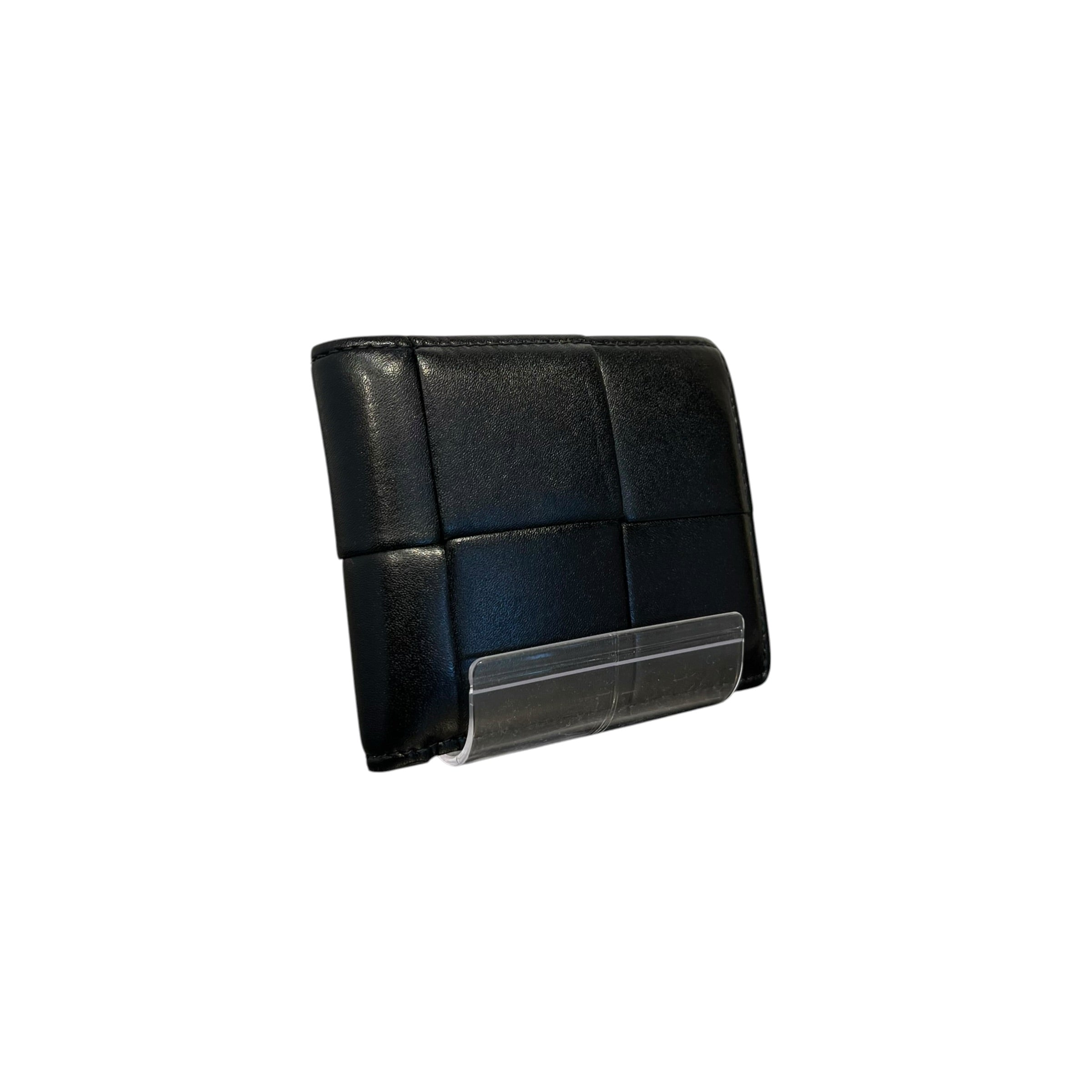 BOTTEGA VENETA/Bifold Wallet/Leather/BLK/M's/CASSETTE WALLET view 1