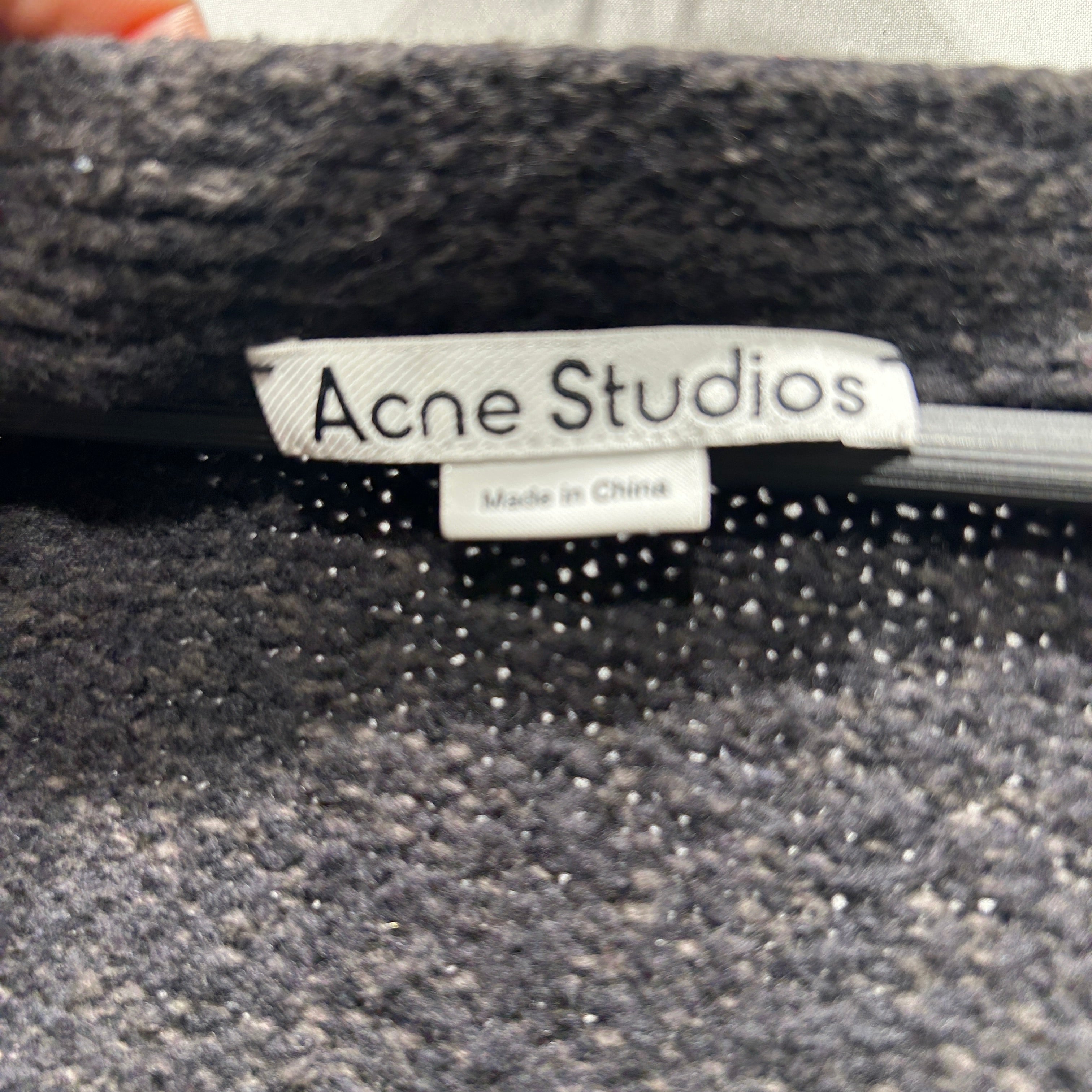 Acne Studios/Heavy Cardigan/S/Wool/BLK/ view 3