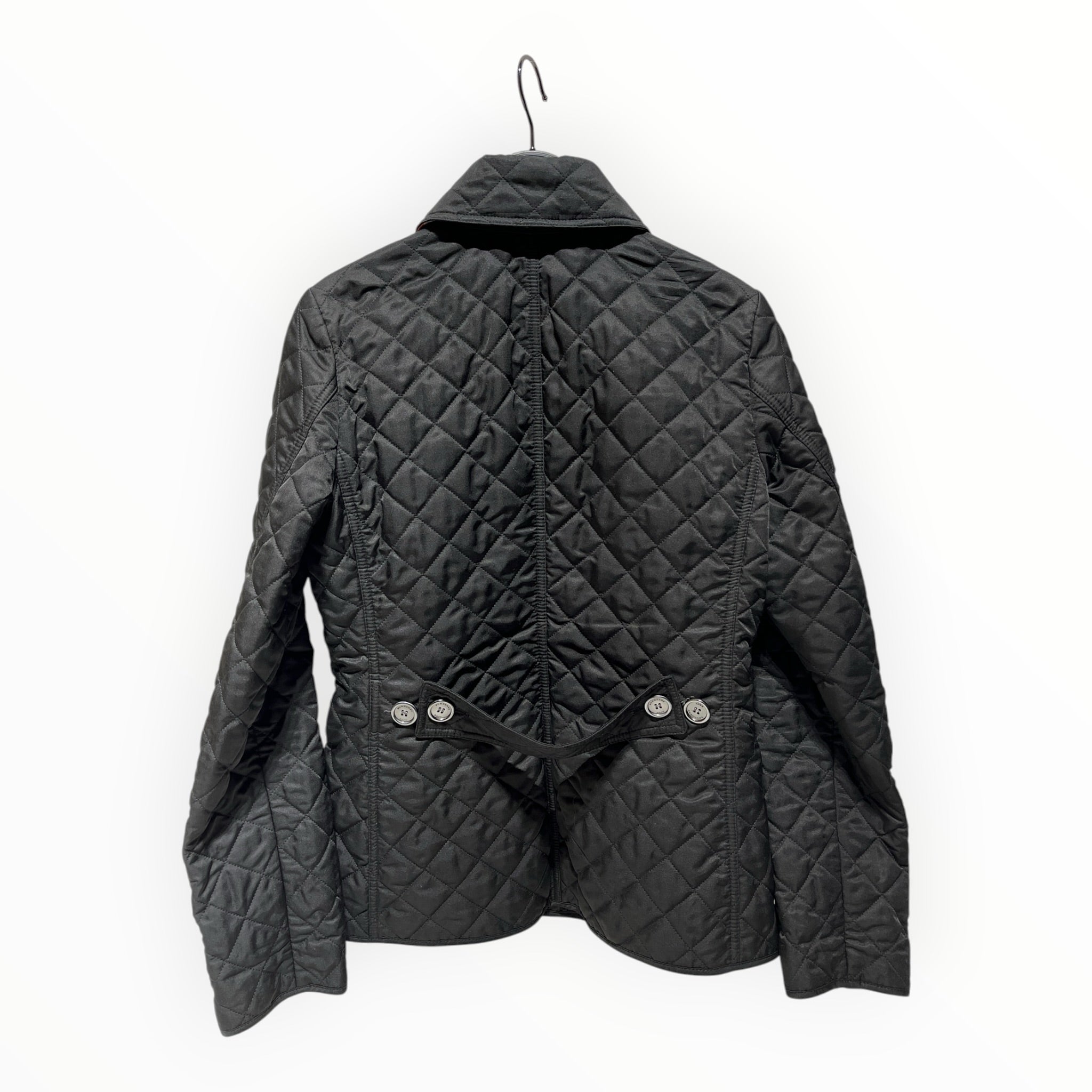 BURBERRY BRIT/Quilted Jkt/XS/Nylon/BLK/button up QUILTED JACKET view 2