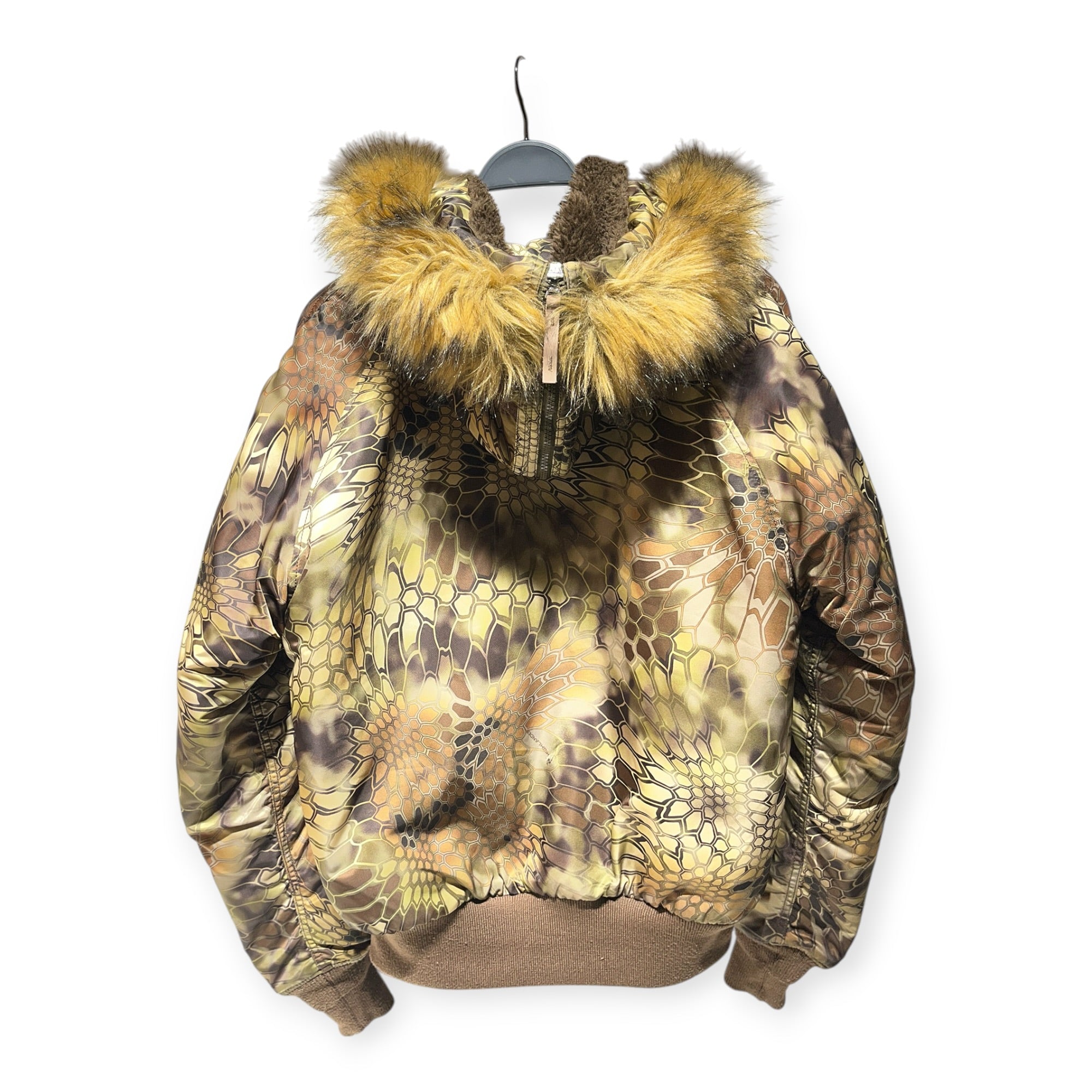 ALPHA INDUSTRIES/STUSSY/Puffer Jkt/M/GRN/Camouflage/ view 2