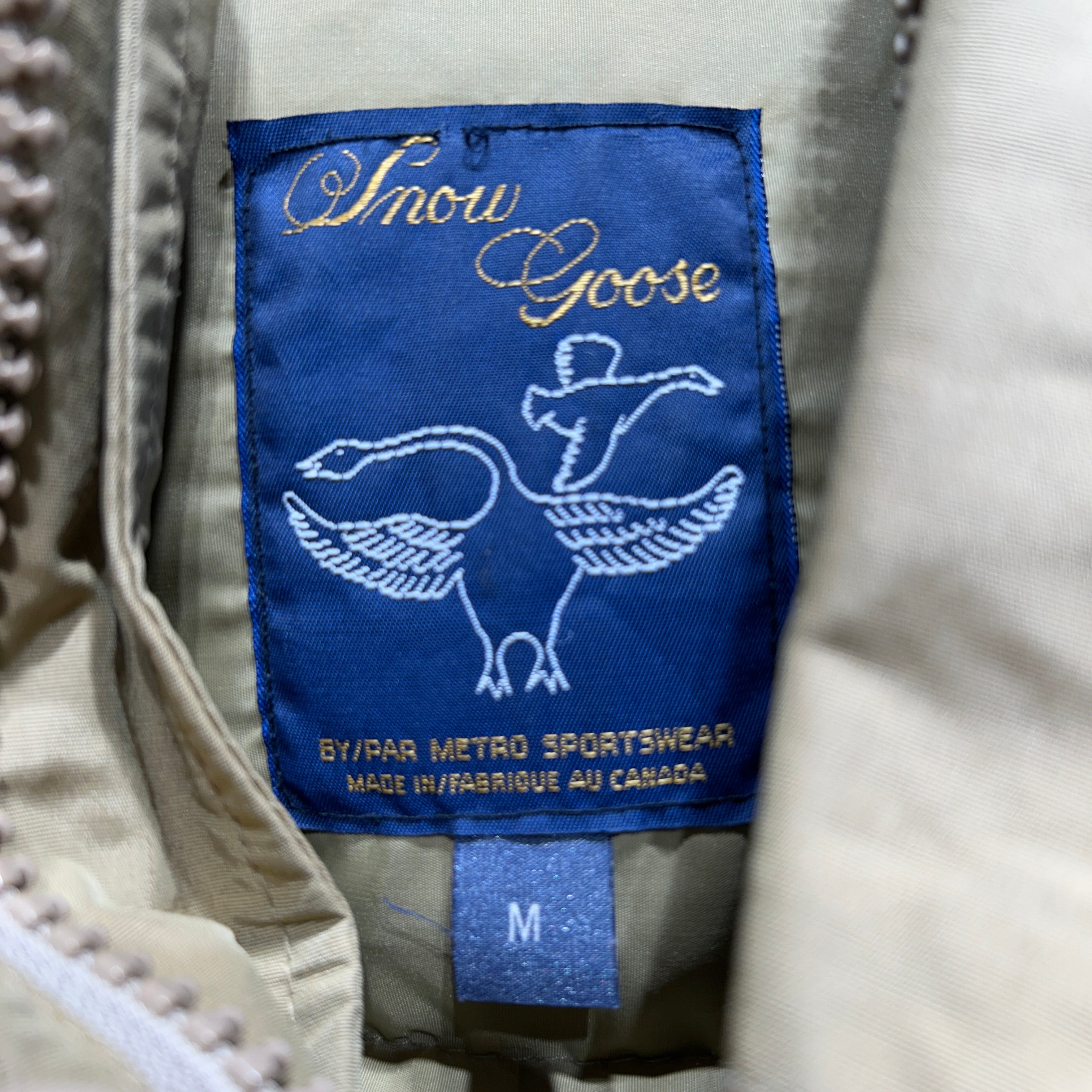 Snow Goose/CANADA GOOSE/Puffer Jkt/M/Nylon/BEG/ view 3