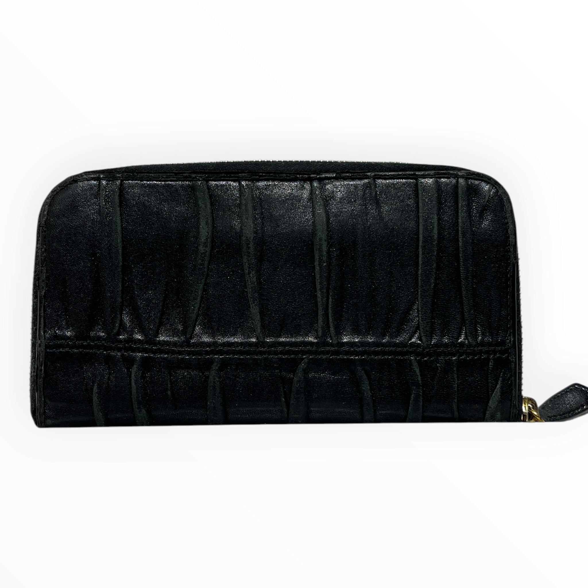 PRADA/Long Wallet/Leather/BLK/L's/nappa leather view 2