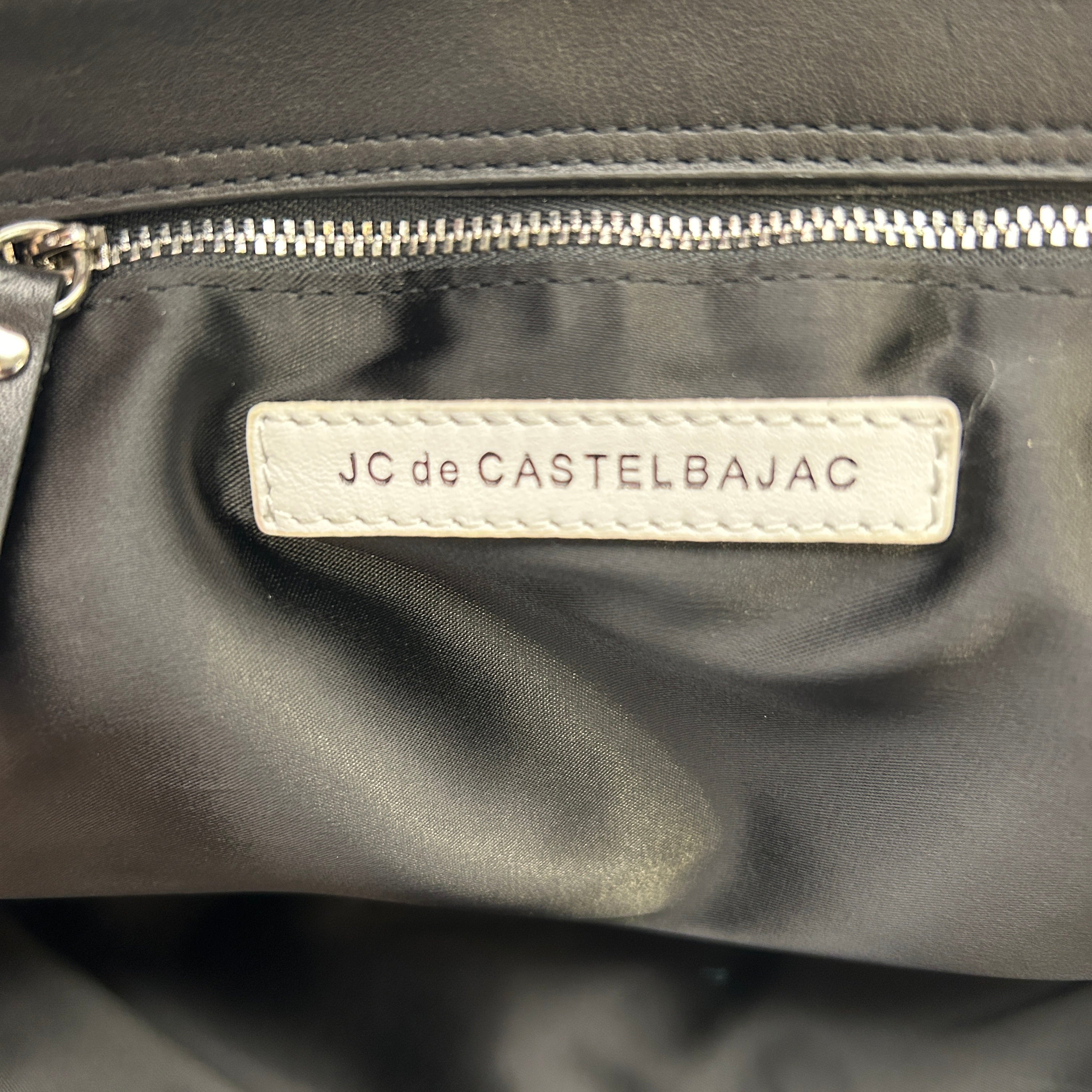JC DE CASTELBAJAC/Bag/Leather/BLK/UNION JACK MOTIF MULTI ZIP view 5