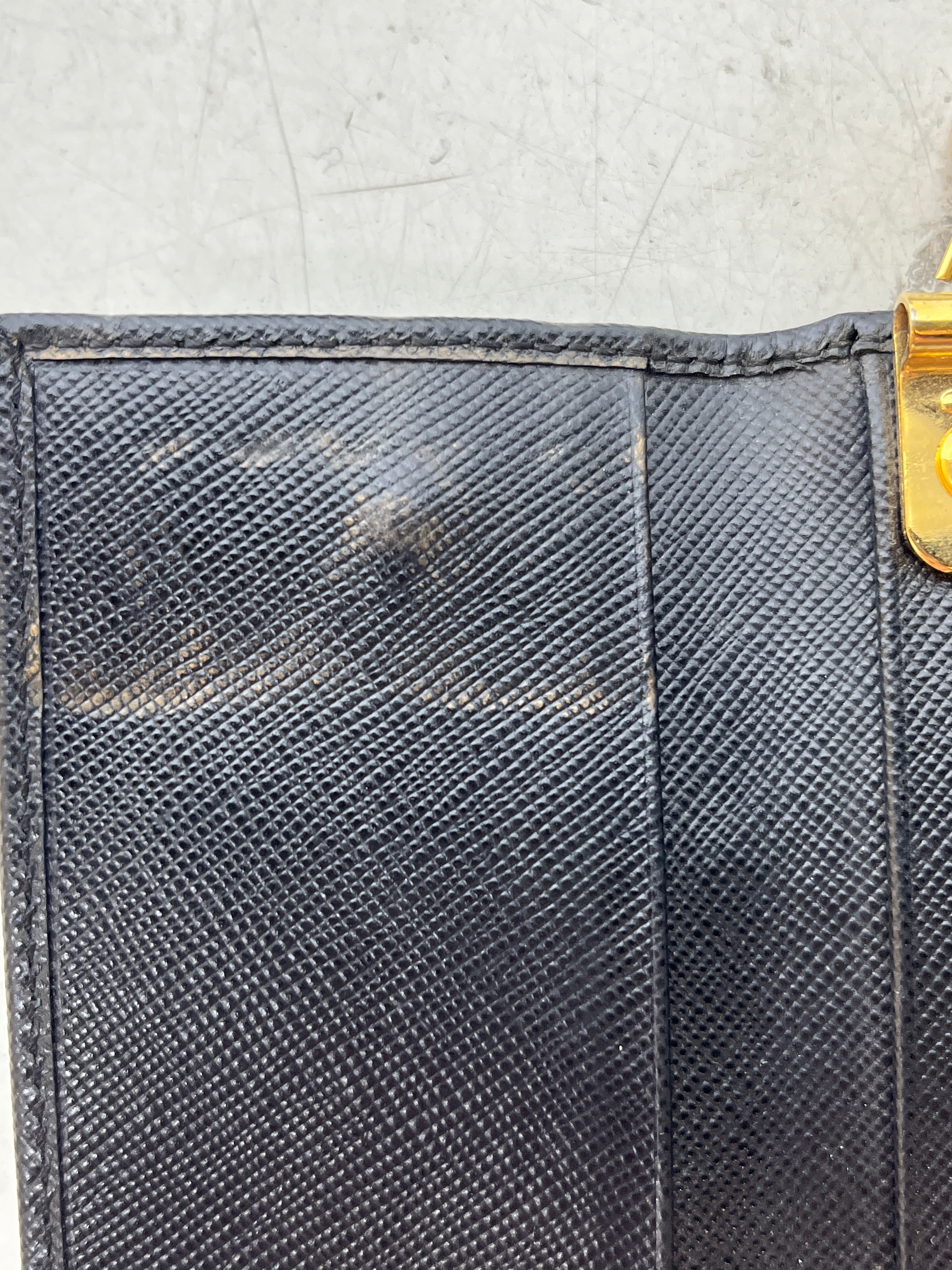 PRADA/Key Holder/Leather/BLK/M's/GOLD Accents view 6