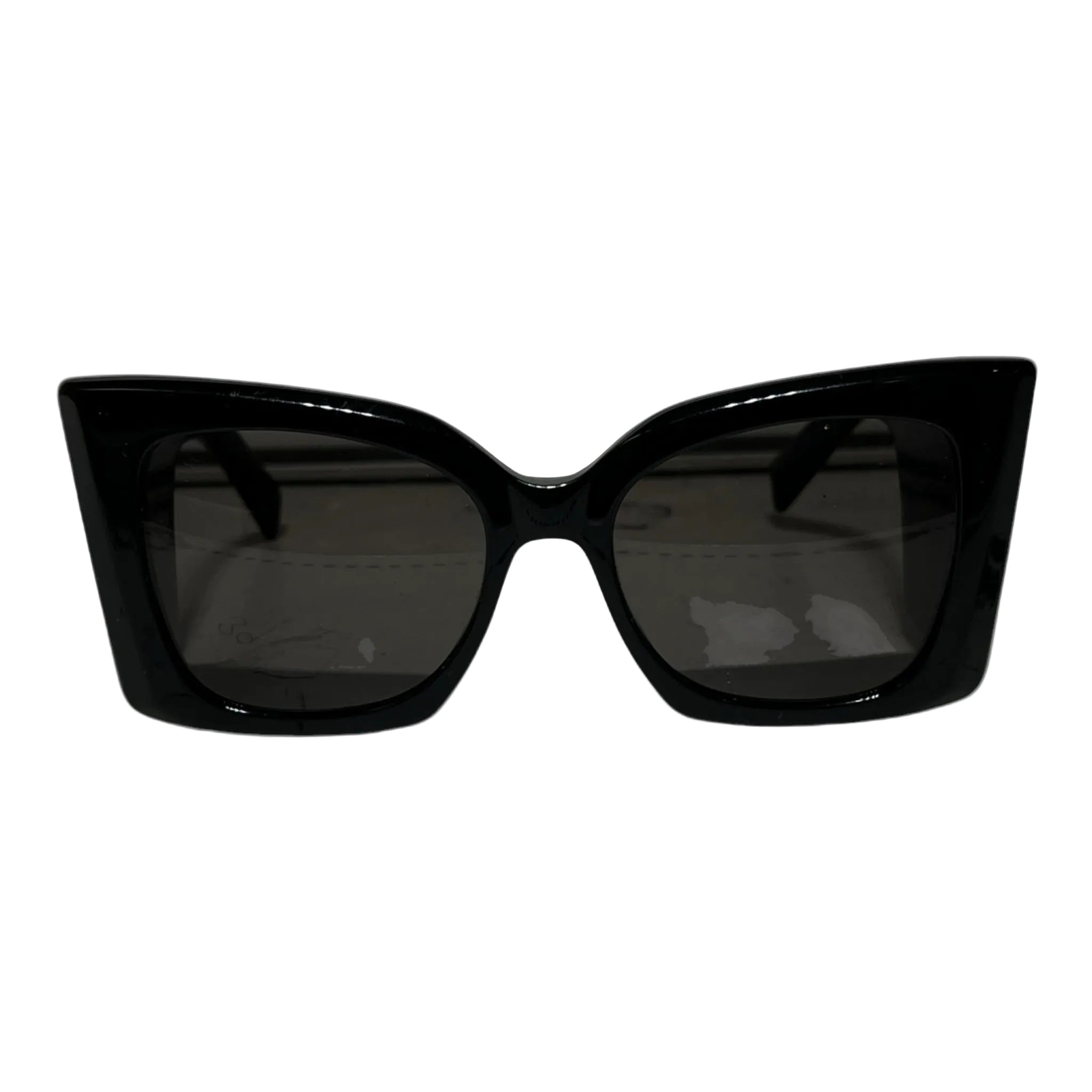 SAINT LAURENT/Glasses/Celluloid/BLK/L's/OVERSIZED TINTED WIDE LENSE view 1