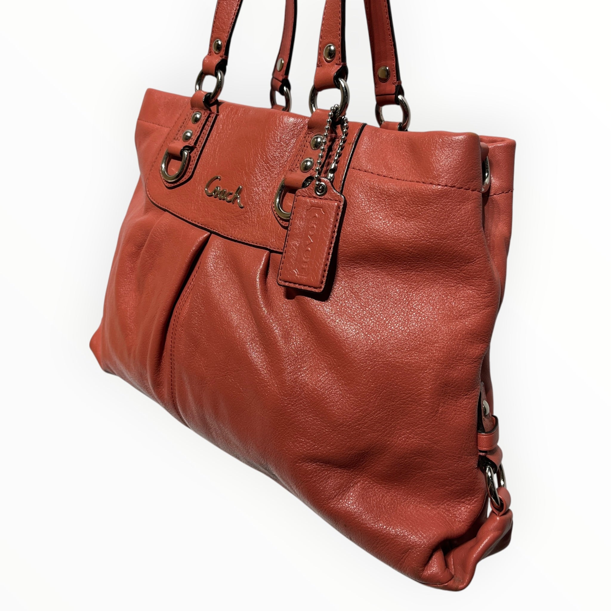 COACH/Hand Bag/Leather/PNK/ashley bag view 5