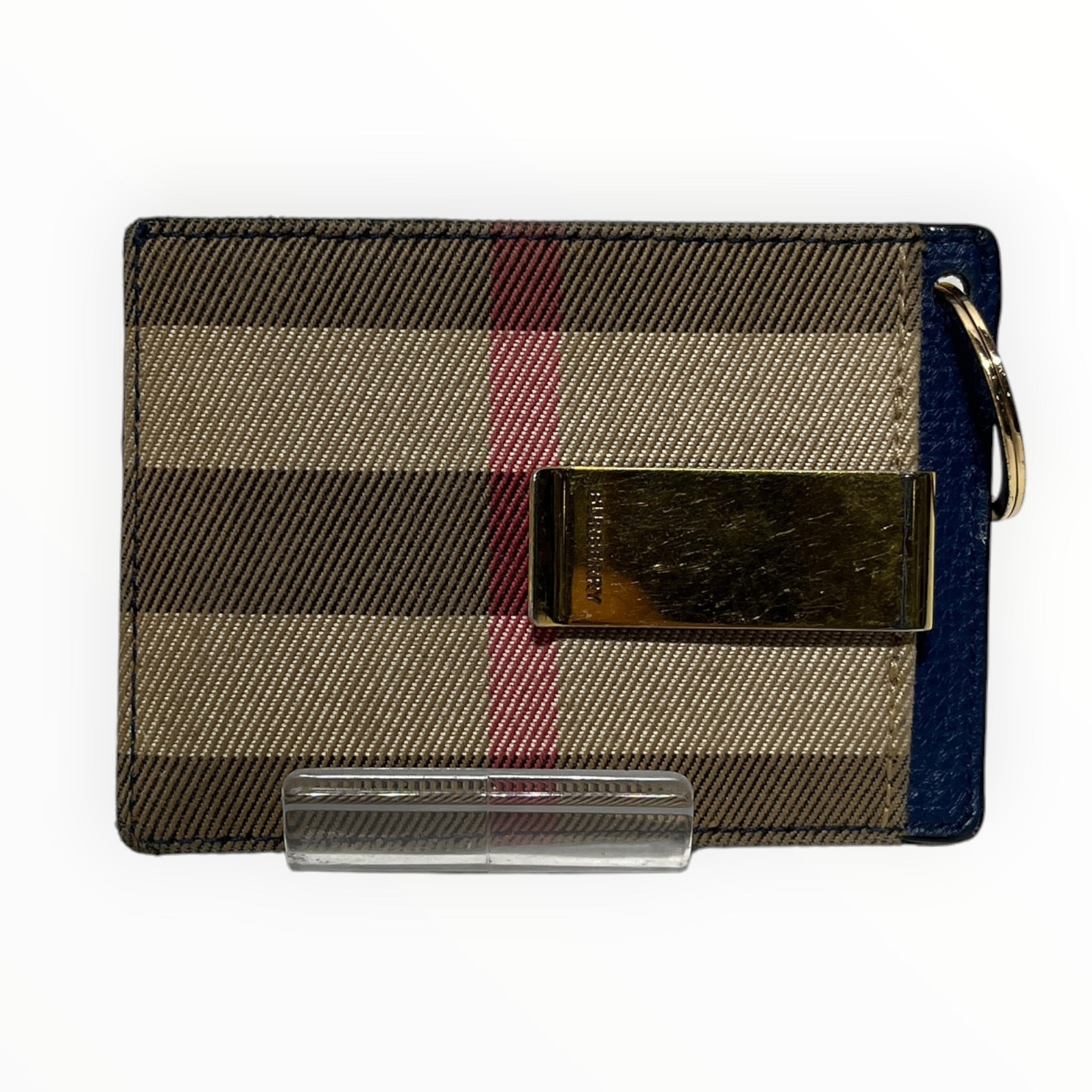 BURBERRY/Wallet/Plaid/Cotton/BRW/M's/MONEY CLIP CARDHOLDER view 1