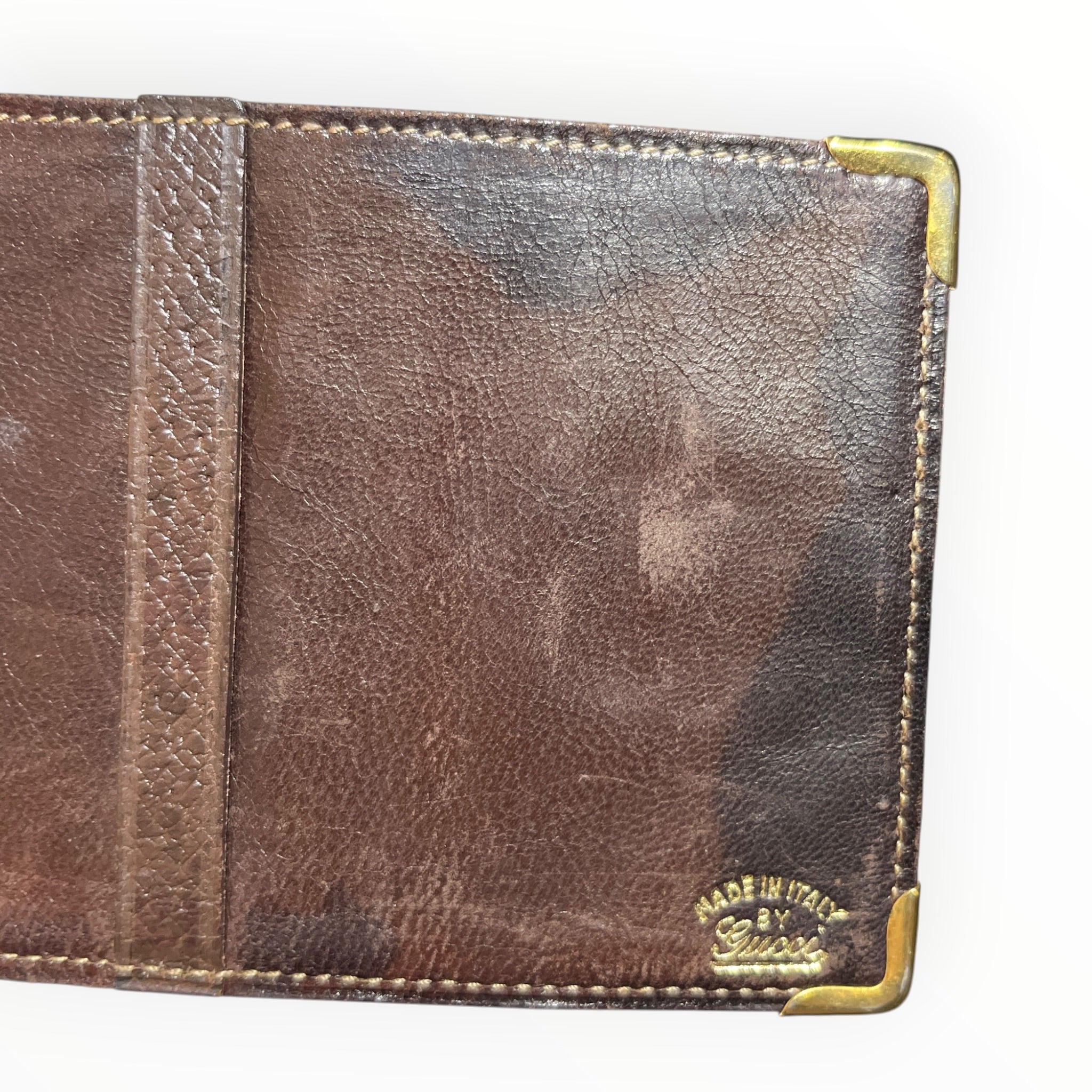 GUCCI/Bifold Wallet/Monogram/Cotton/CML/L's/CHECKBOOK BIFOLD view 4