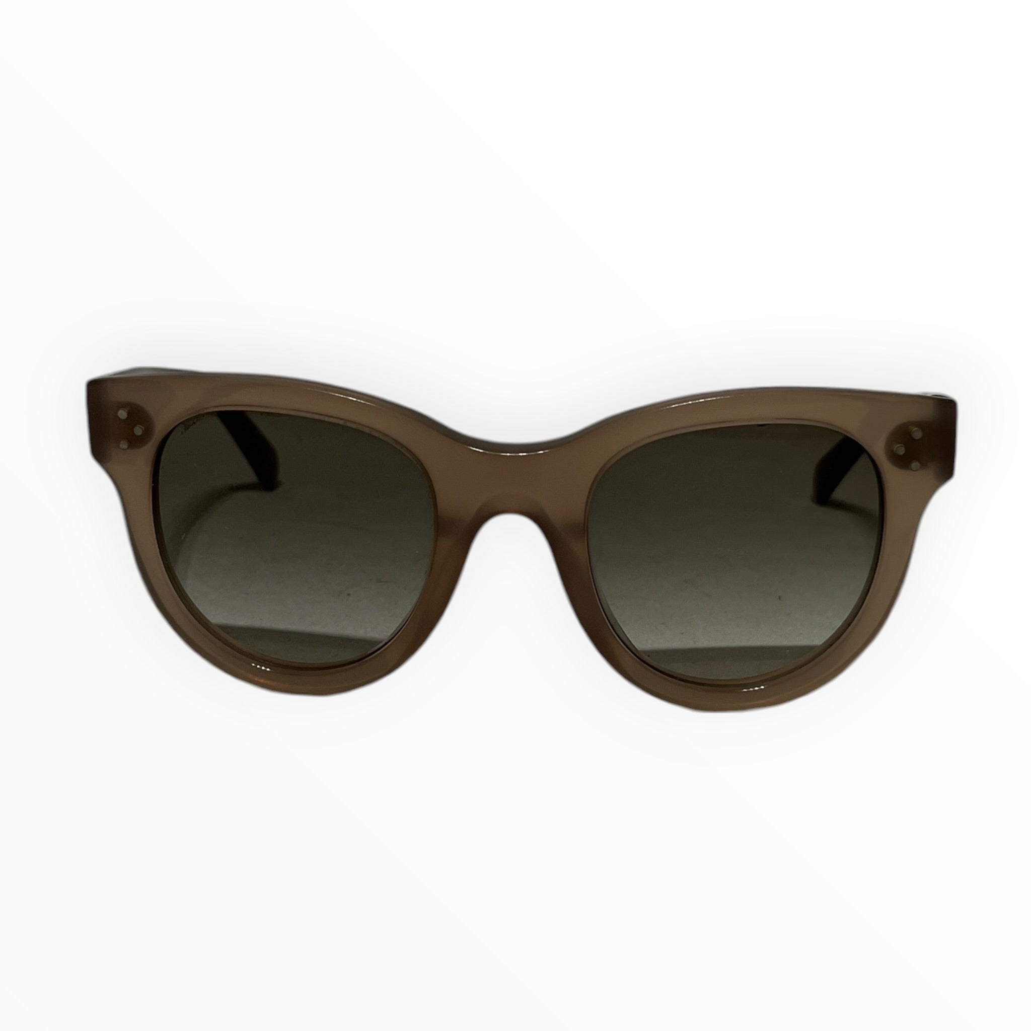 CELINE/Sunglasses/Plastic/BRW/M's/SQUARE FRAME (minor scratches) view 1