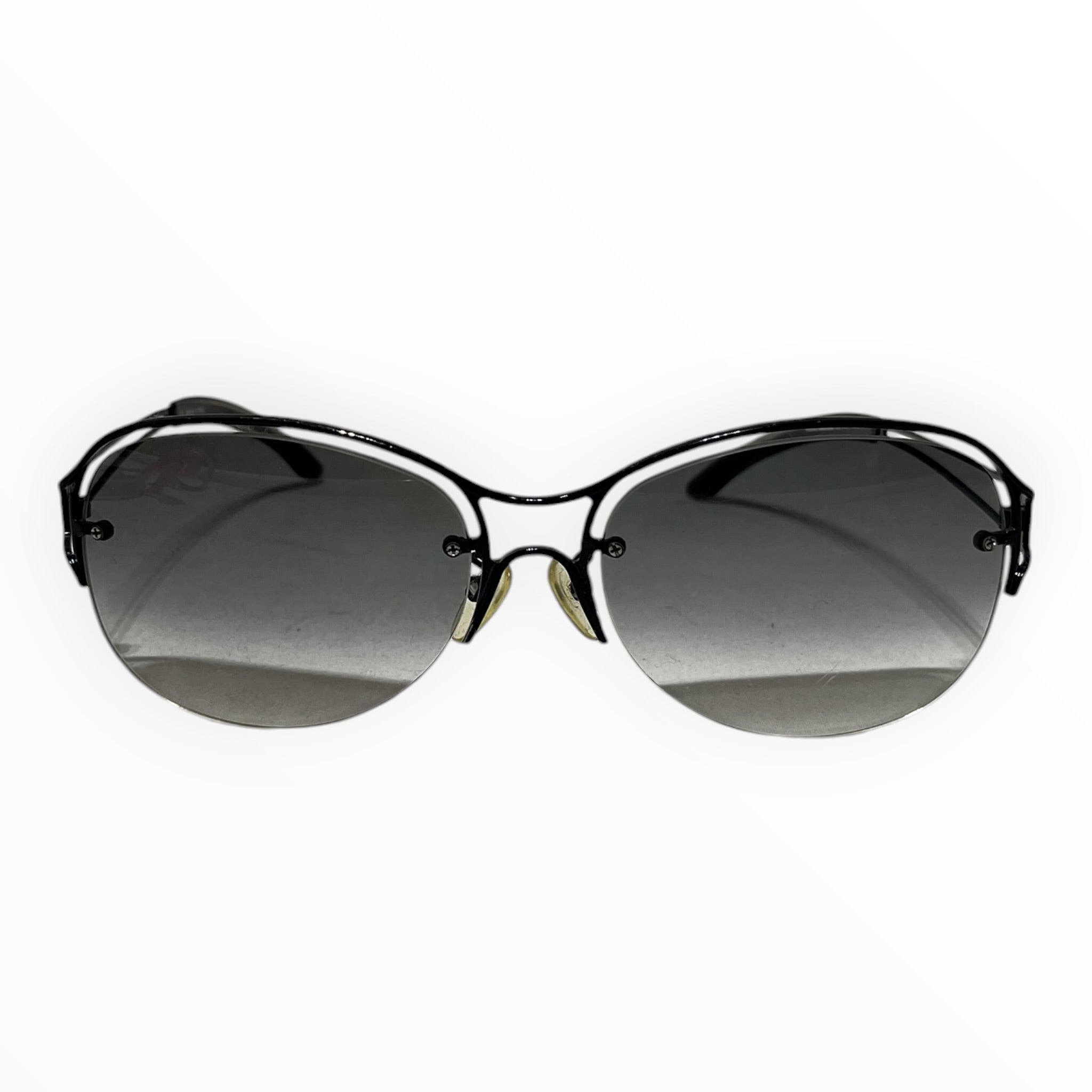 Jean Paul Gaultier/Sunglasses/Metal/BLK/M's/Gradient Lenses view 1