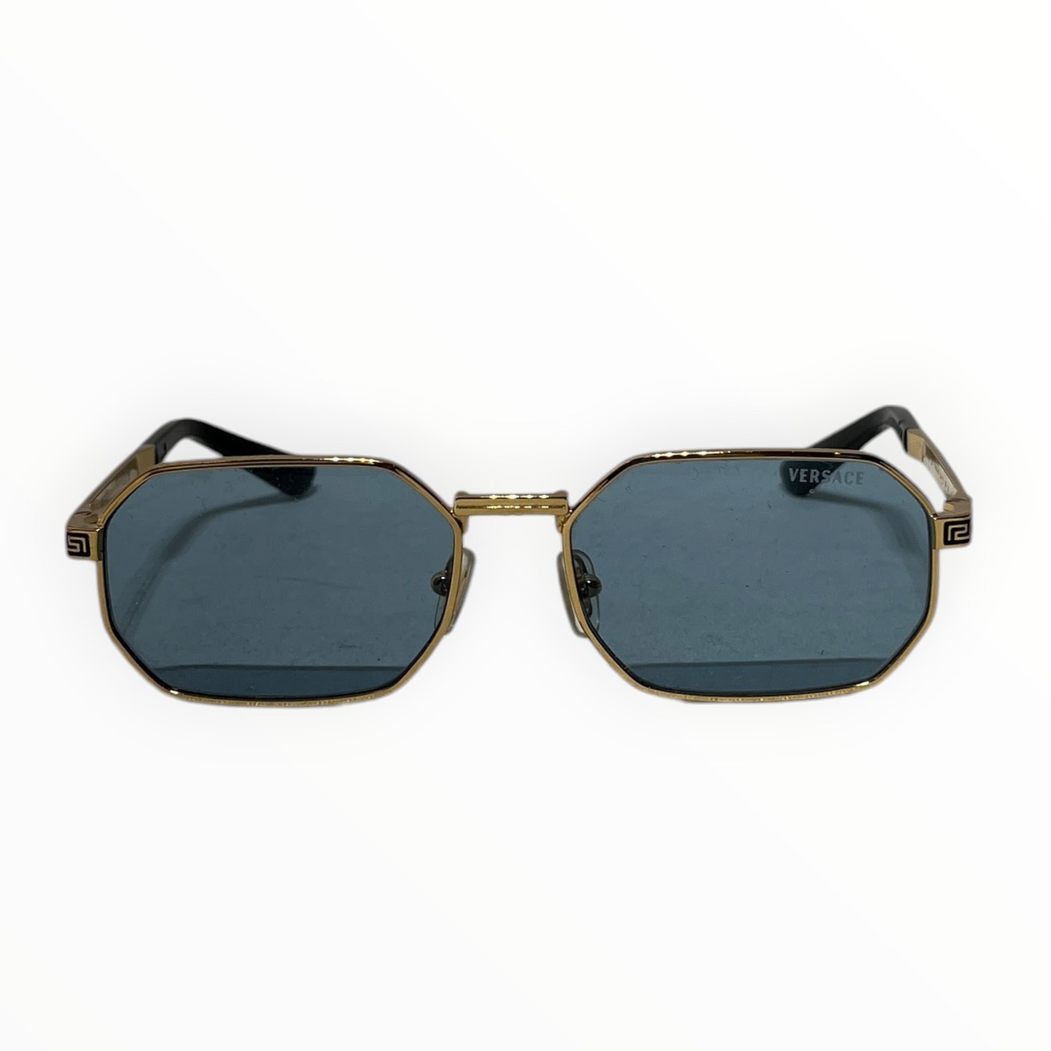 VERSACE/Sunglasses/Metal/GLD/M's/WE2297 Gold Sunglasses view 1
