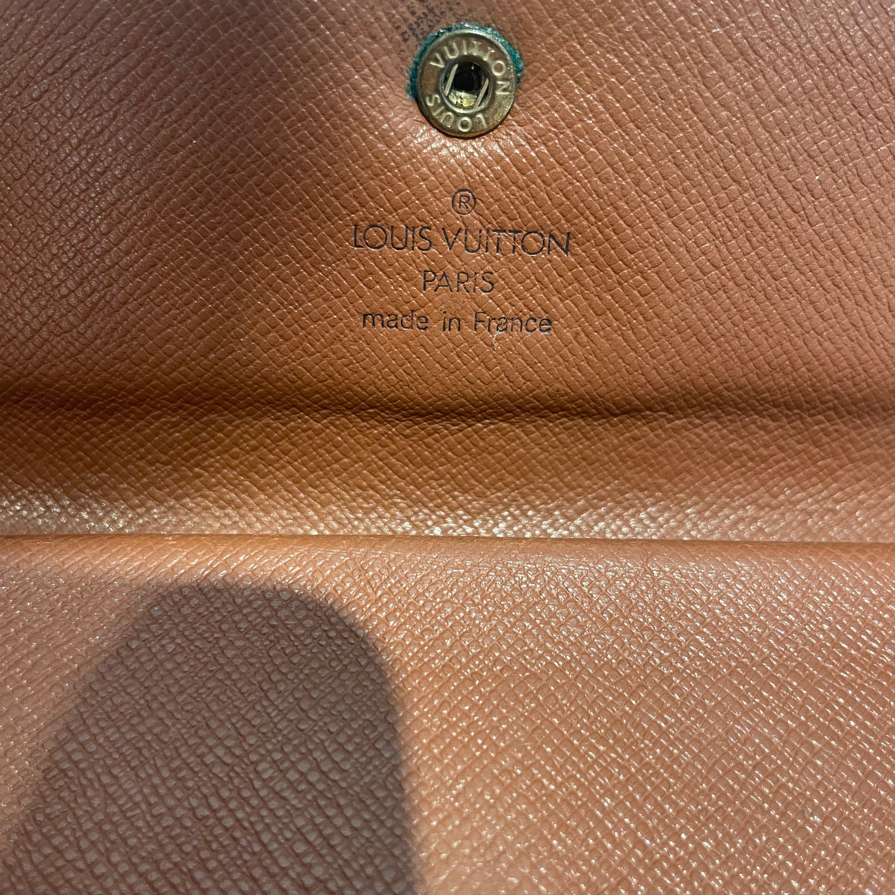 LOUIS VUITTON/Long Wallet/Monogram/BRW/L's/sarah long wallet view 4