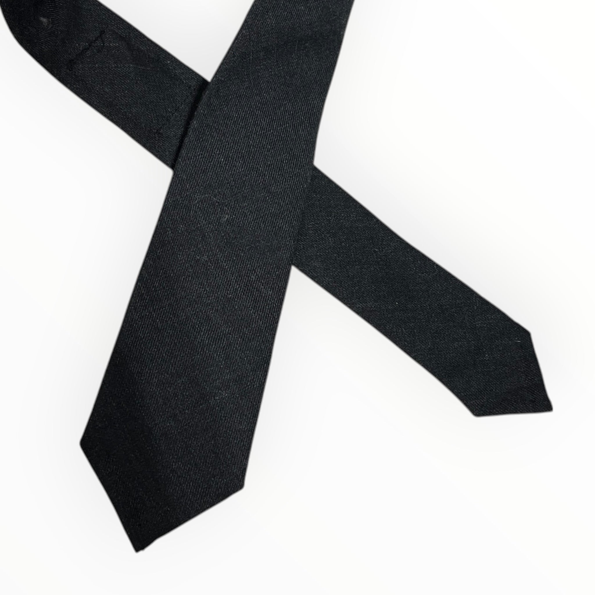 THOM BROWNE. NEW YORK/Tie/Stripe/Wool/BLK/M's/Diagonal stripe view 2