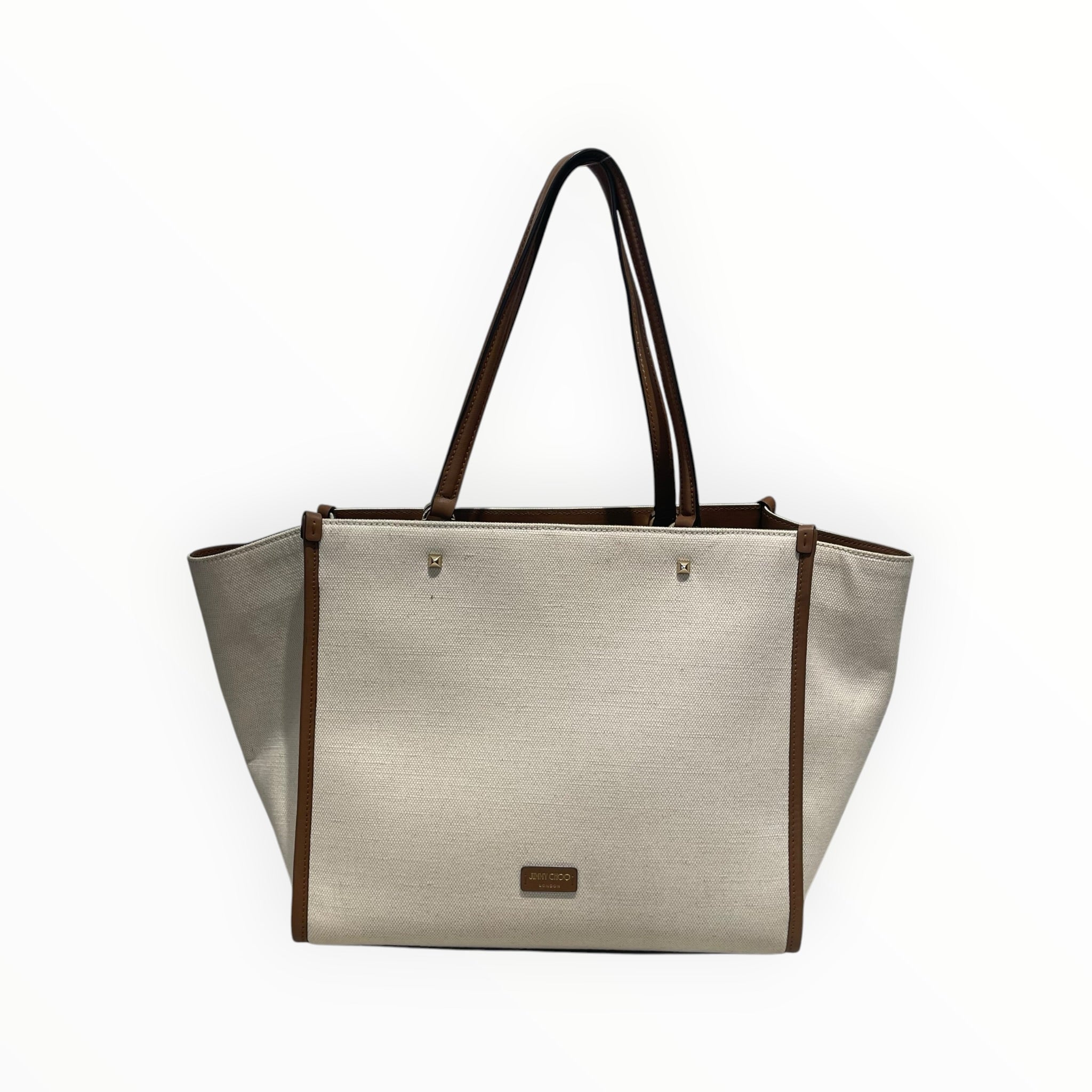 JIMMY CHOO/Tote Bag/CRM/AVENUE TOTE view 2