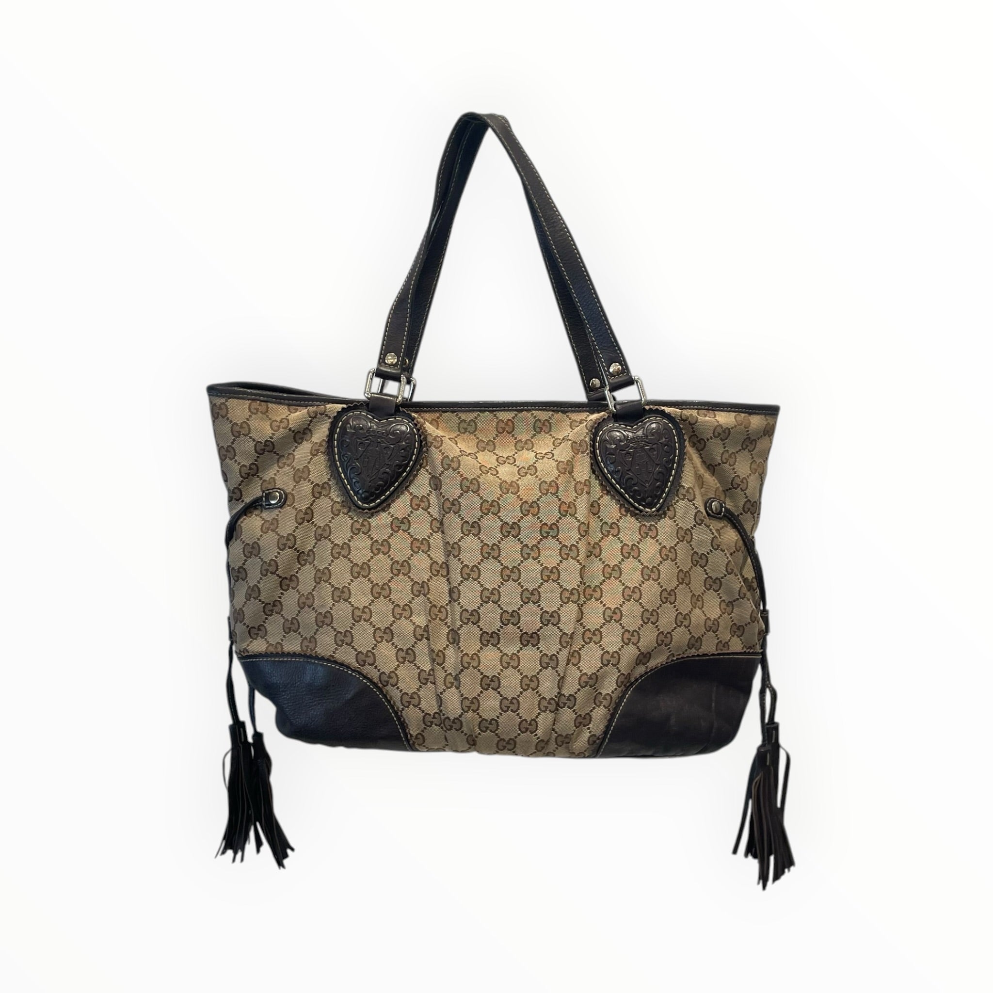 GUCCI/Tote Bag/Monogram/BRW/tribeca view 1