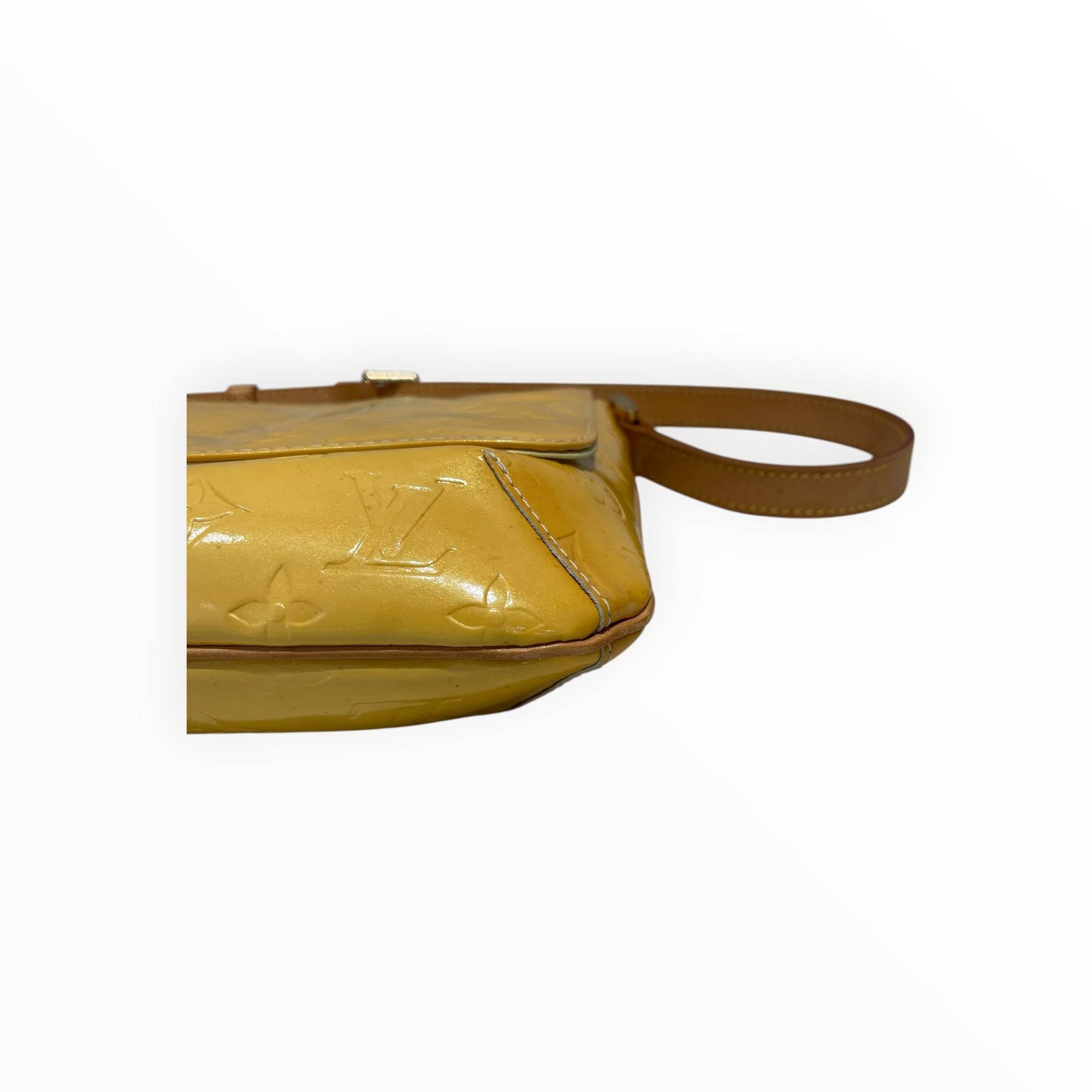 LOUIS VUITTON/Hand Bag/Monogram/Leather/YEL/vernis thompson view 8