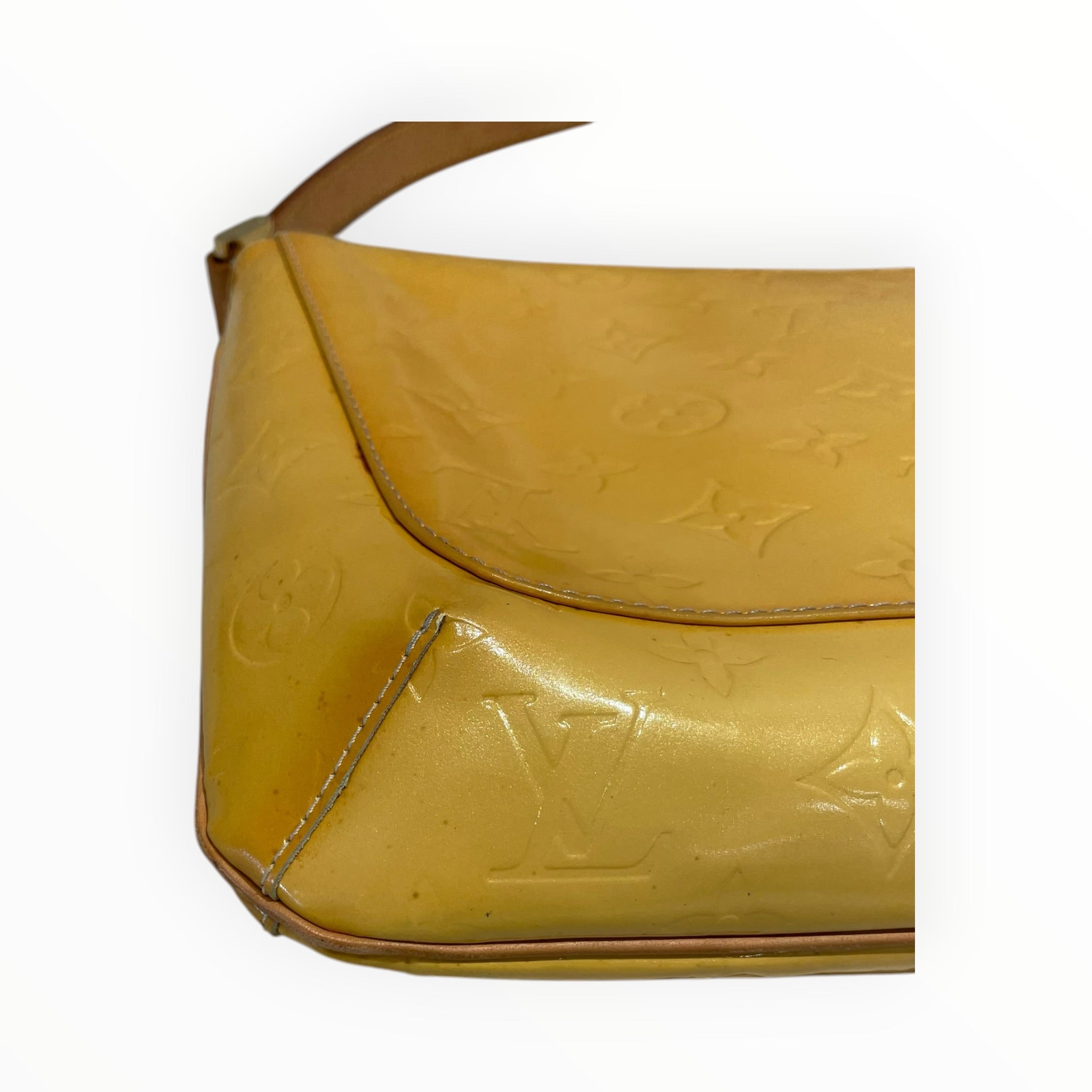 LOUIS VUITTON/Hand Bag/Monogram/Leather/YEL/vernis thompson view 10