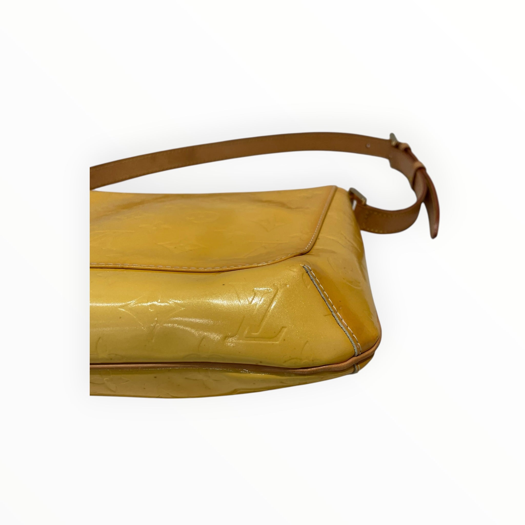 LOUIS VUITTON/Hand Bag/Monogram/Leather/YEL/vernis thompson view 11