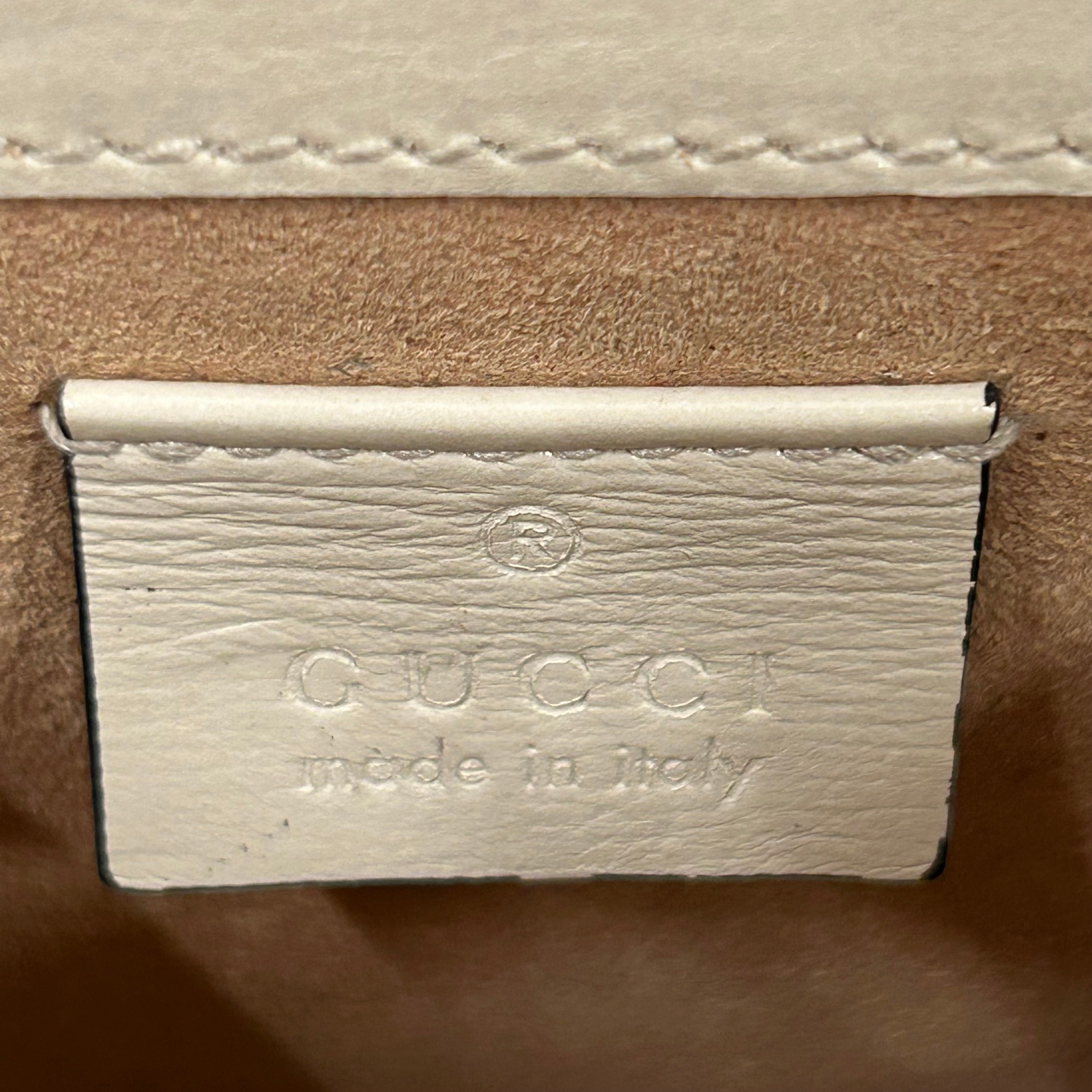 GUCCI/Cross Body Bag/Monogram/Leather/BEG/HORSEBIT 1955 MINI BAG view 6