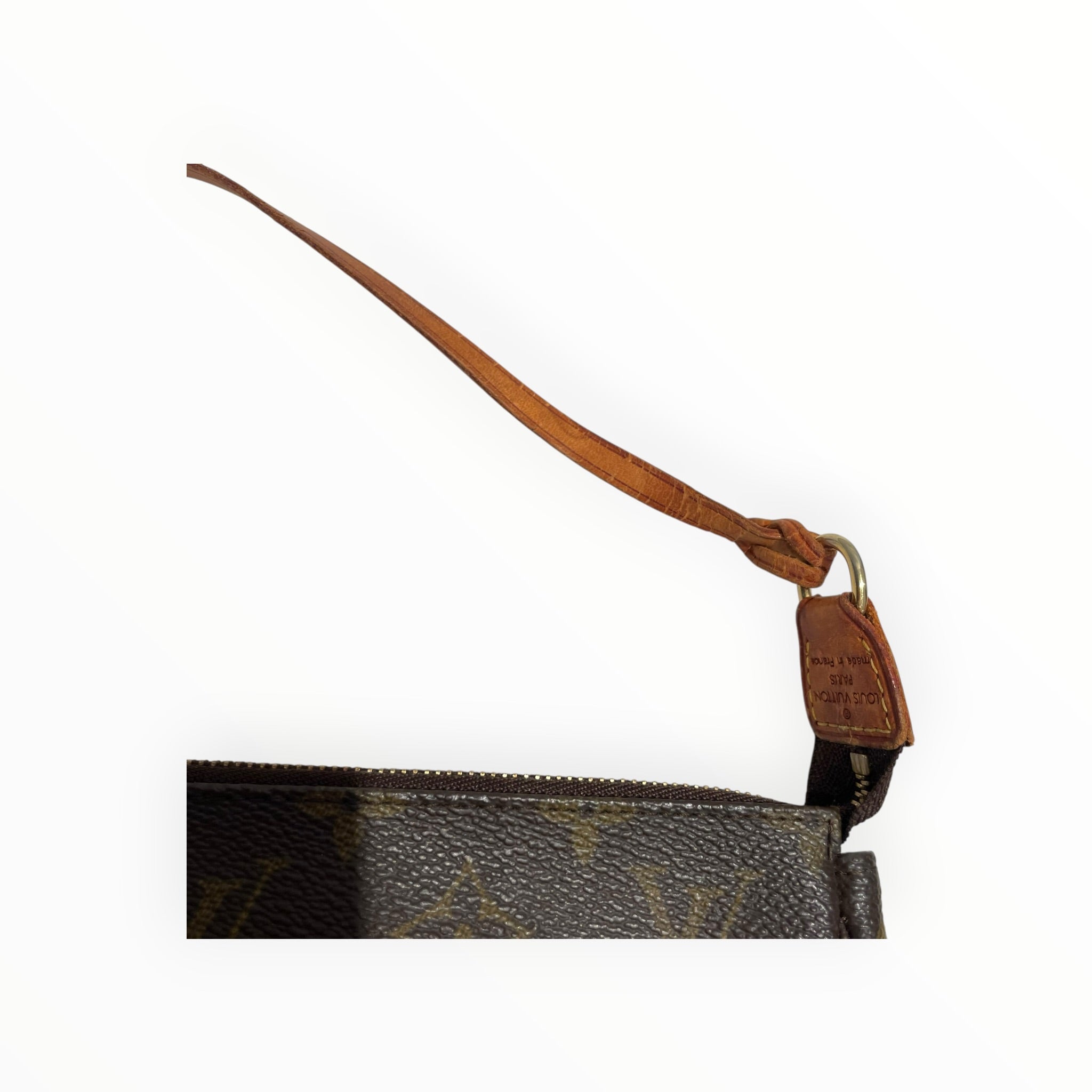 LOUIS VUITTON/Hand Bag/Monogram/Leather/BRW/pochette view 6