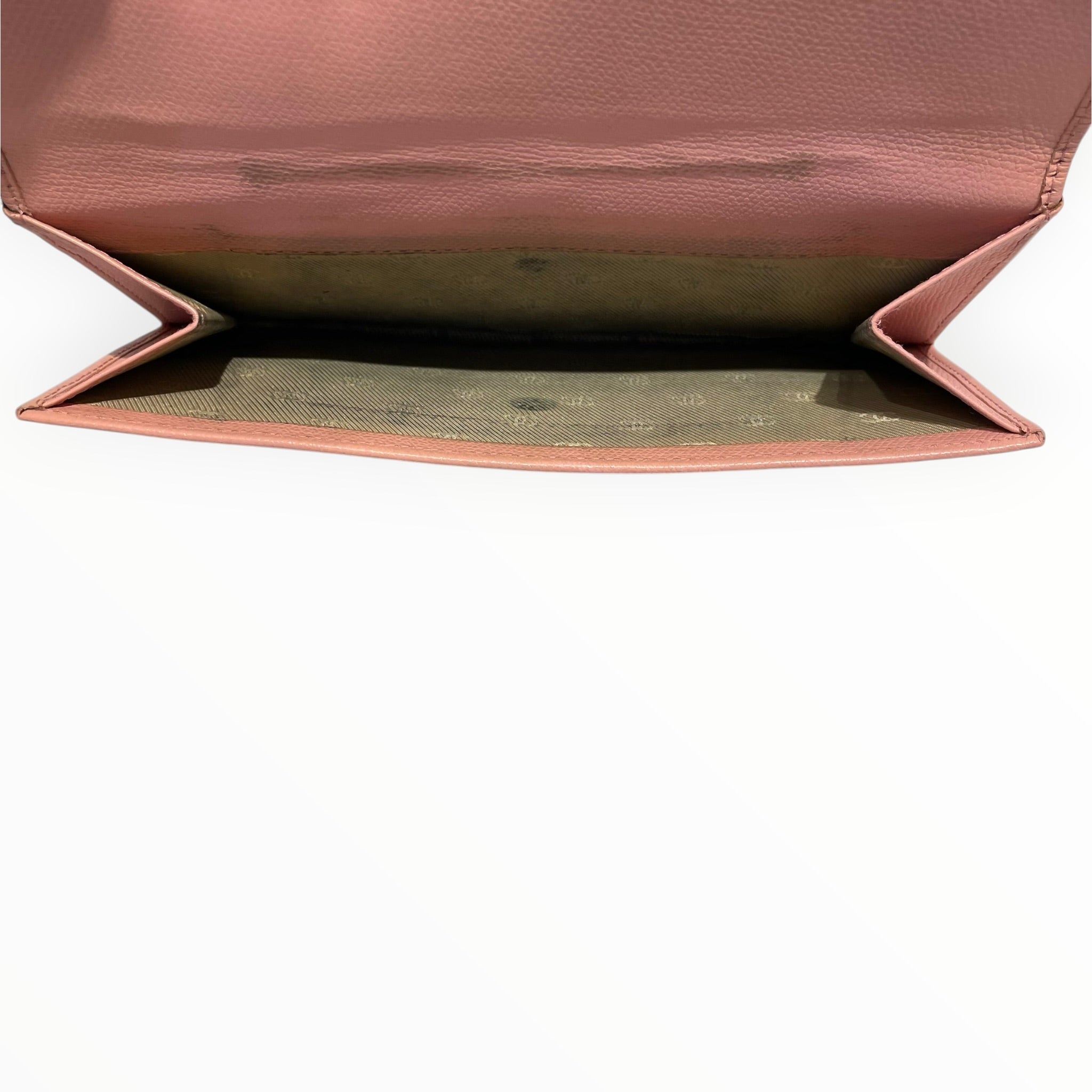 CHANEL/Long Wallet/Leather/PNK/L's/coco button view 5