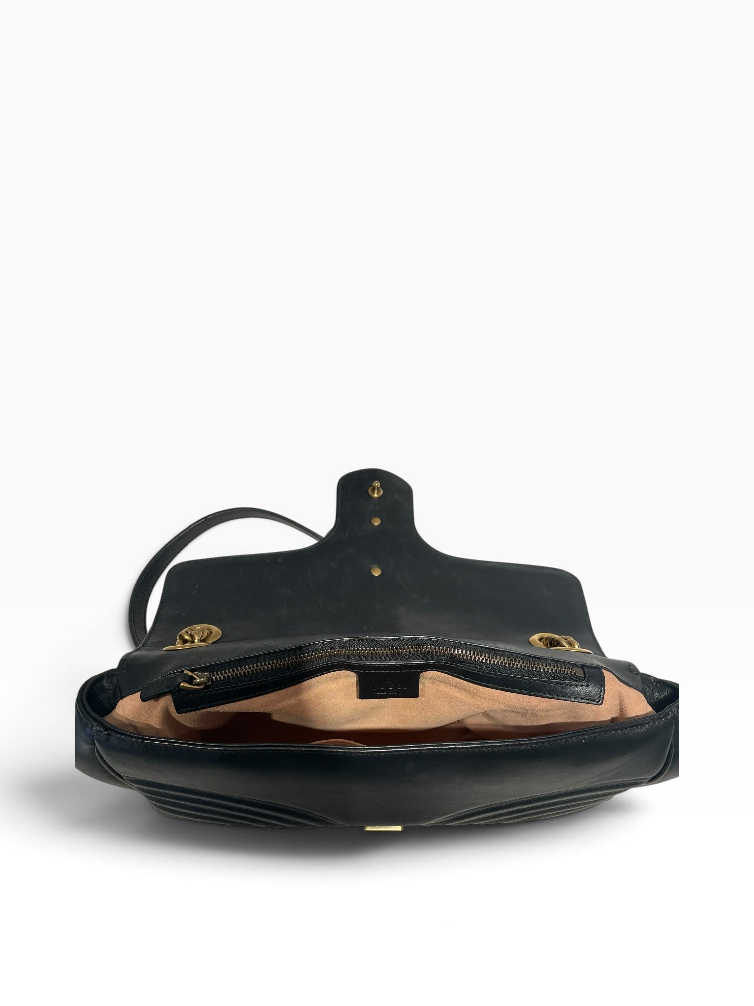 GUCCI/Hand Bag/Leather/BLK/Gucci GG Marmont view 4