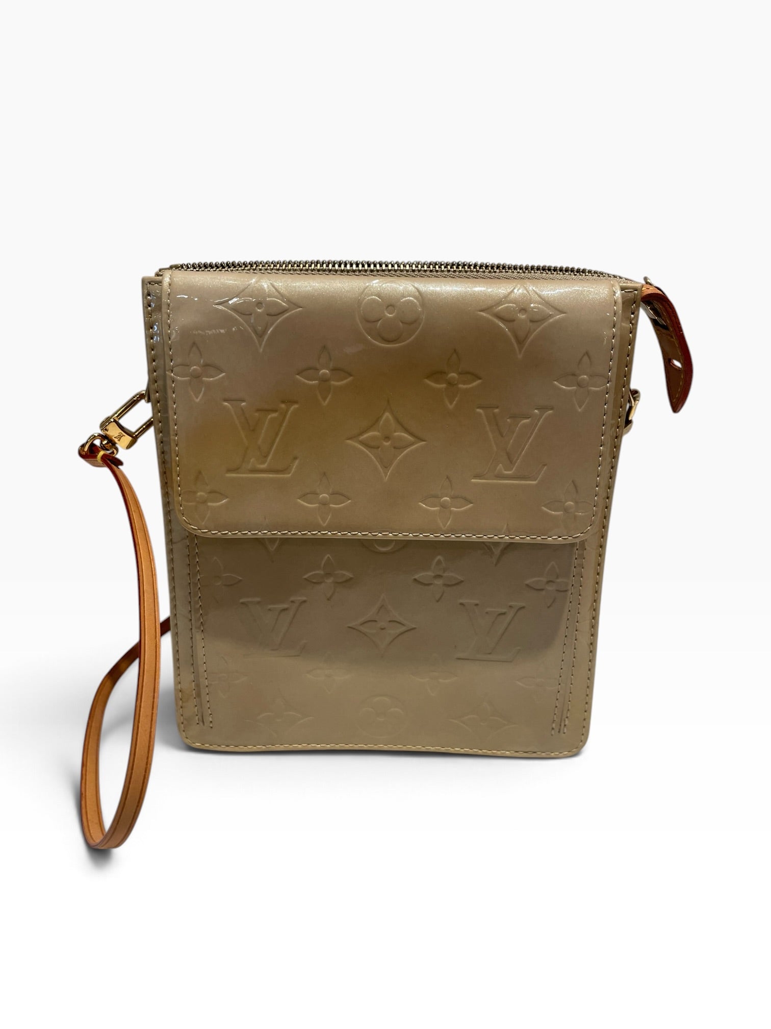 LOUIS VUITTON/Hand Bag/BEG/Mono Vernis Mott view 6