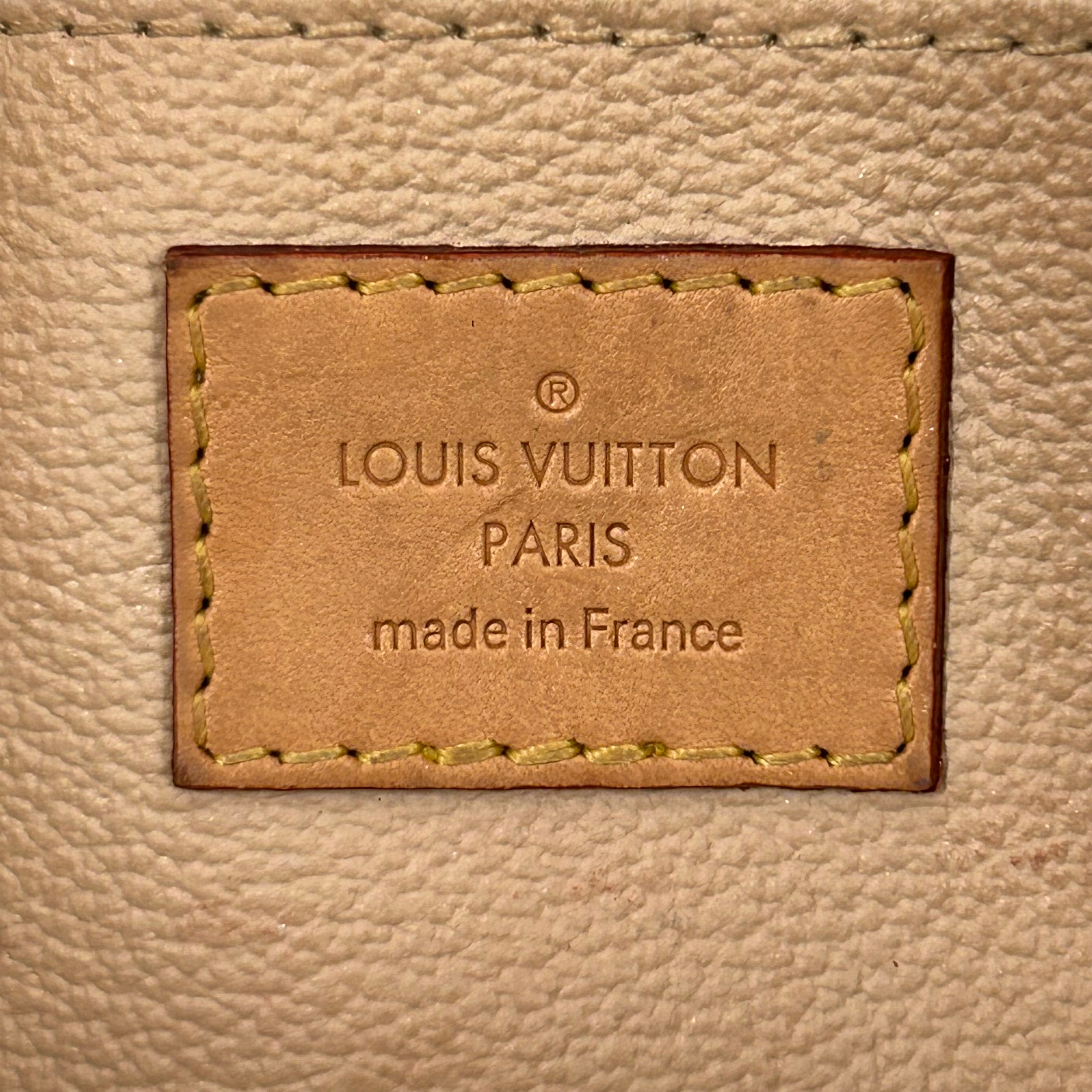 LOUIS VUITTON/Clutch Bag/Monogram/Leather/BRW/COSMETIC POUCH GM view 6