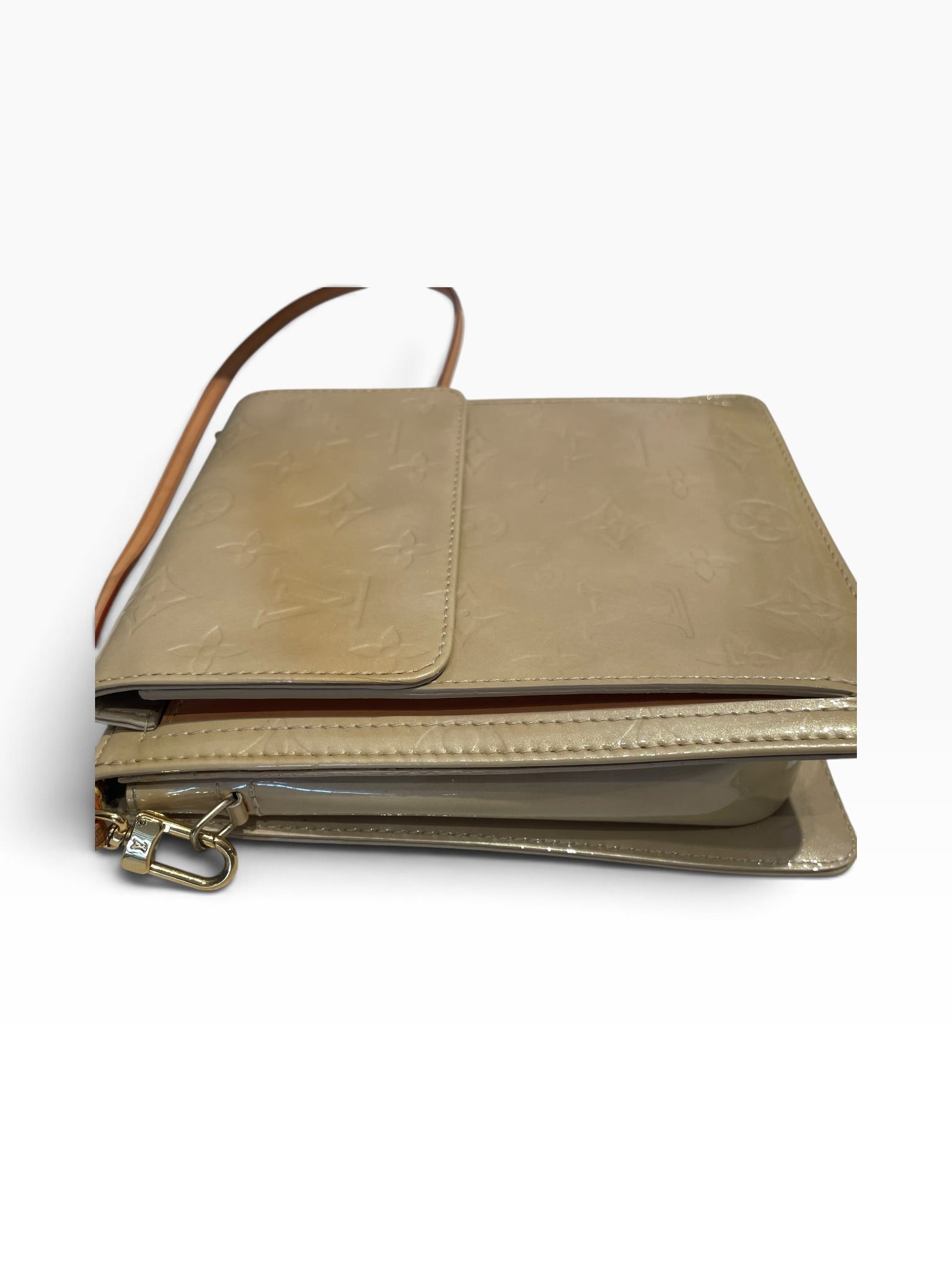 LOUIS VUITTON/Hand Bag/BEG/Mono Vernis Mott view 7