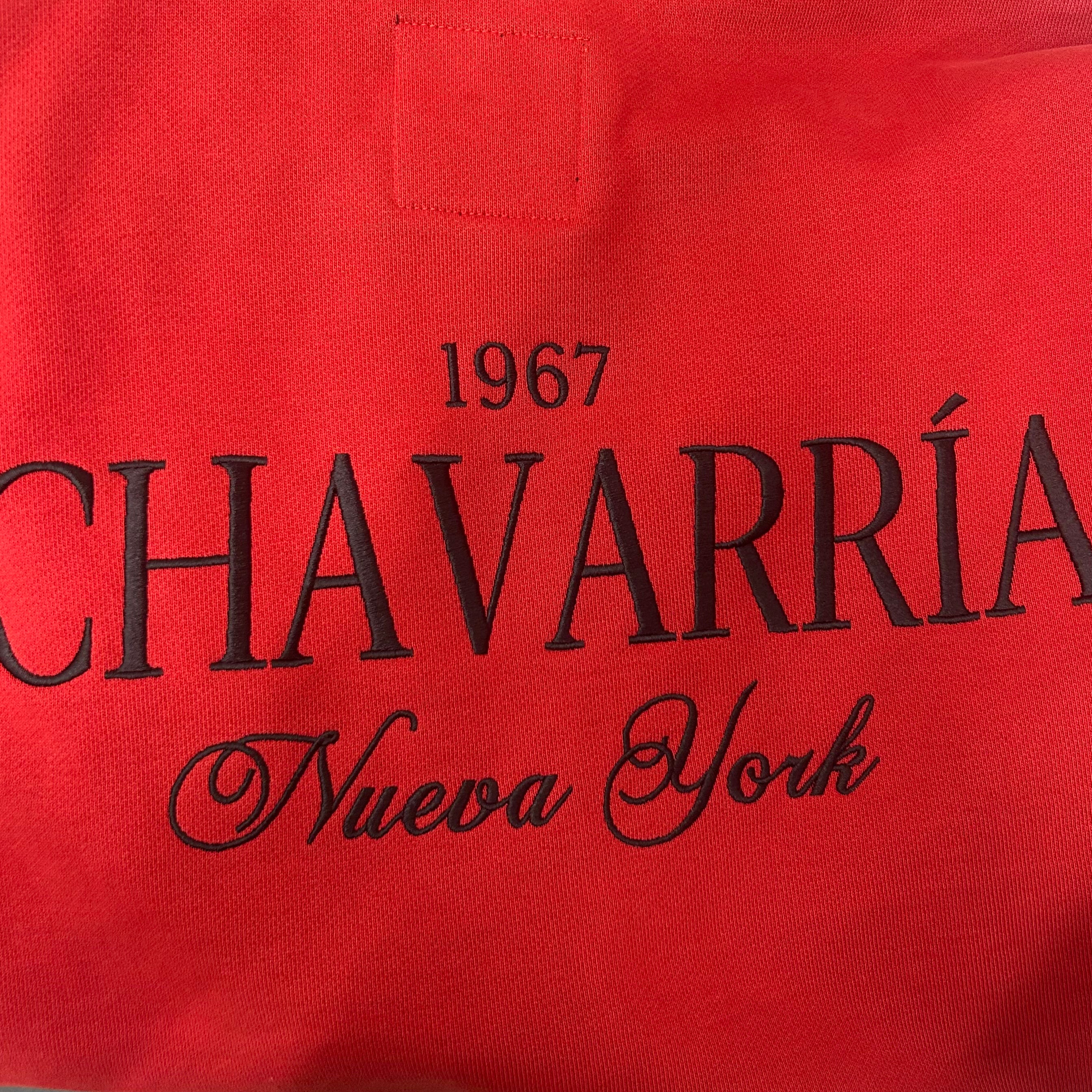 ZARA/WILLY CHAVARRIA/Zip Up Hoodie/XL/Cotton/RED/Oversize/ view 4