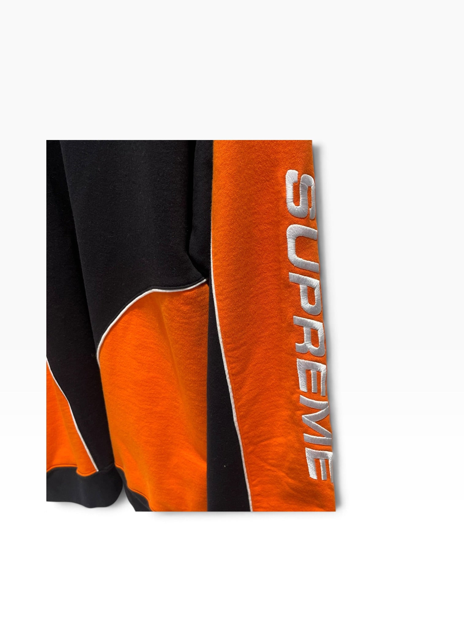 Supreme/Sweatshirt/XL/Cotton/MLT/ORG/BLK Speedway Halfway Zip view 4