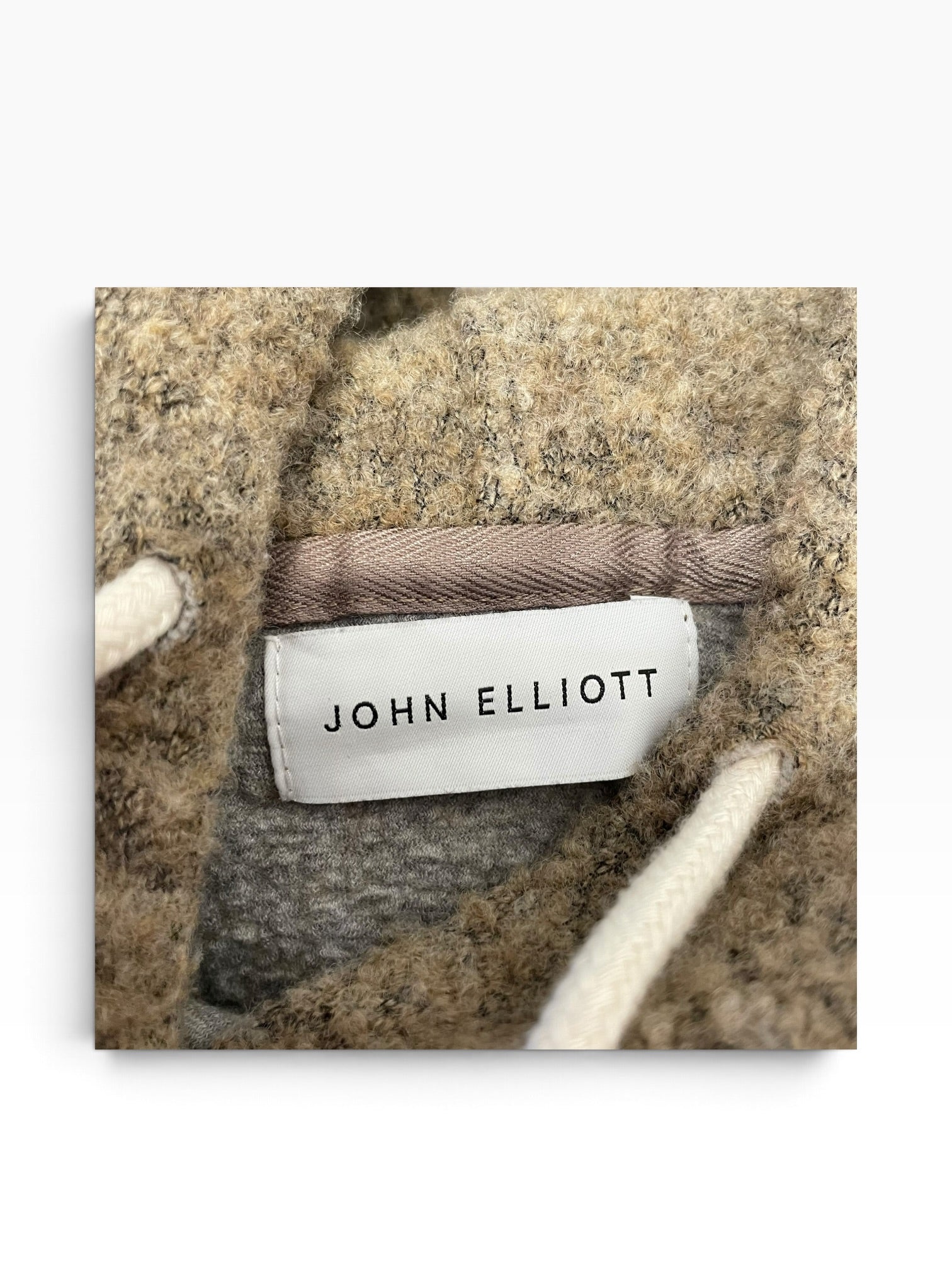 JOHN ELLIOTT/Hoodie/4/Wool/KHK/ view 2
