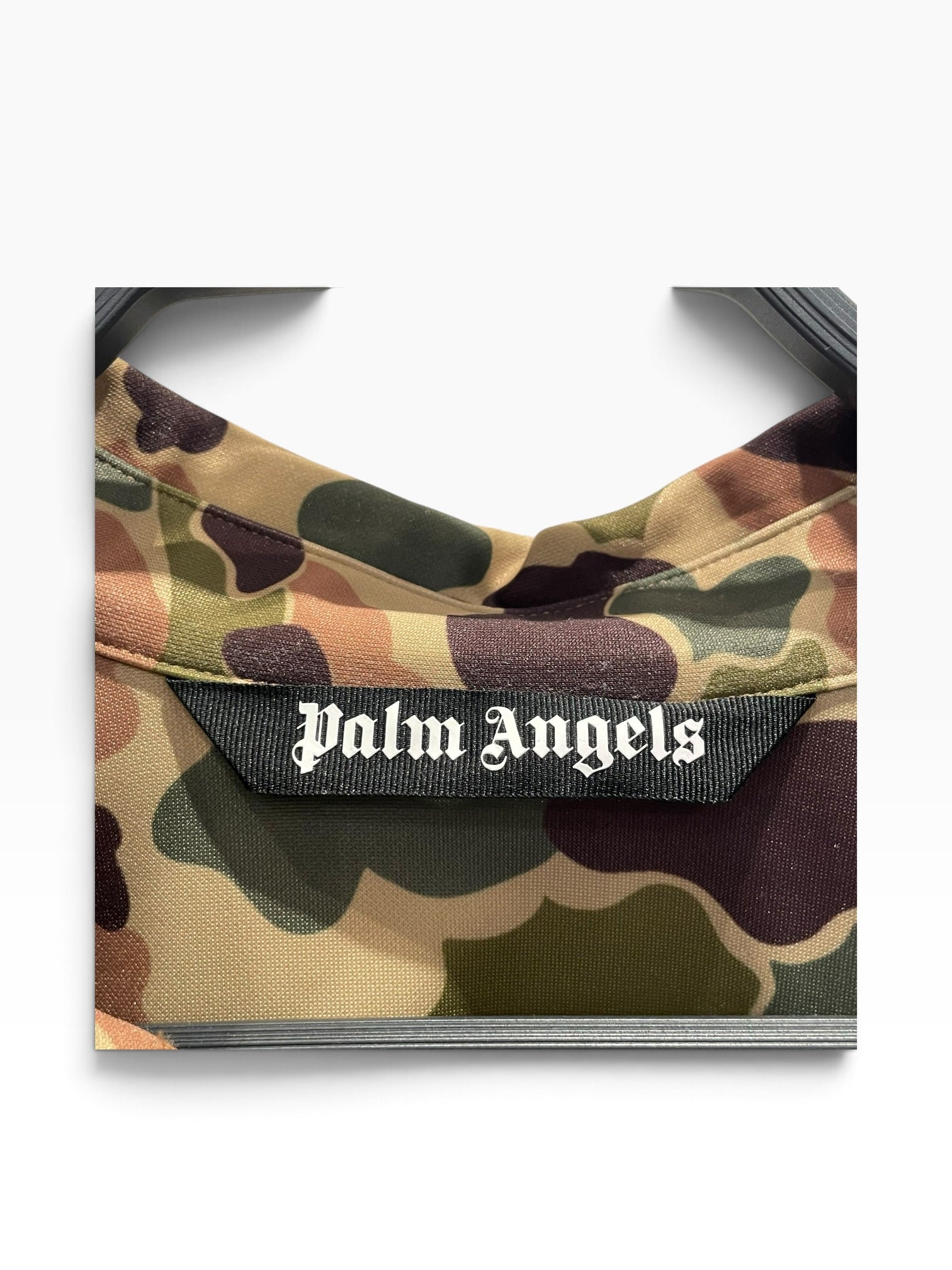 Palm Angels/Military Jkt/L/Cotton/BLU/Camouflage/BUTTON UP CAMO JACKET view 2