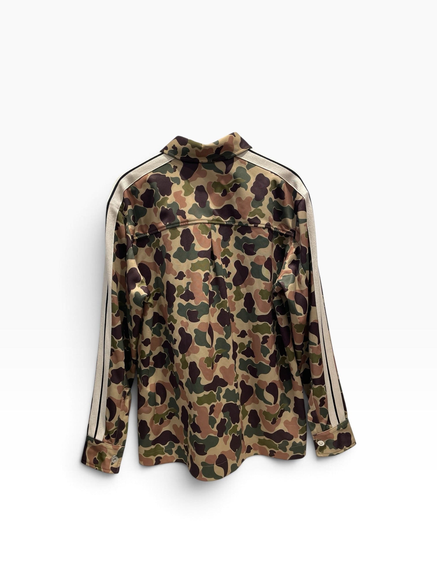 Palm Angels/Military Jkt/L/Cotton/BLU/Camouflage/BUTTON UP CAMO JACKET view 1