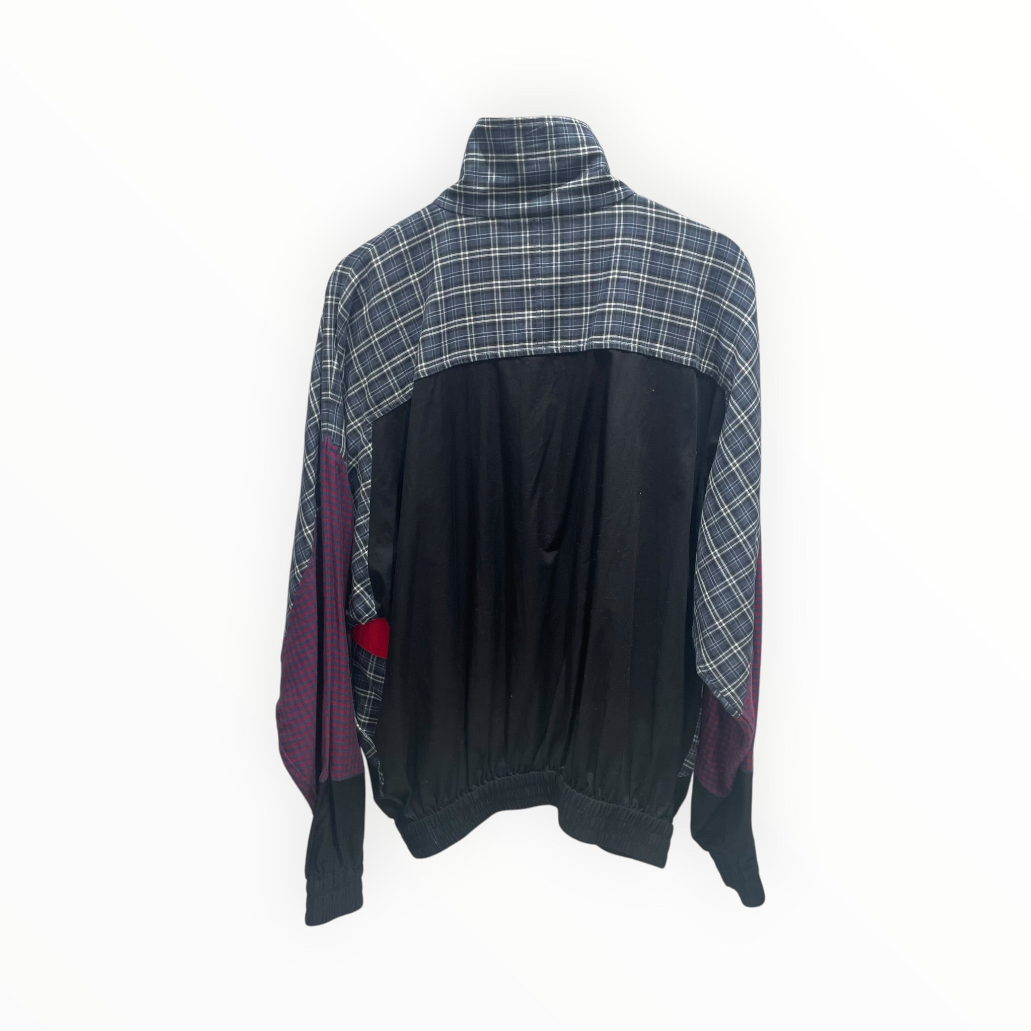 BALENCIAGA/Jacket/44/Cotton/RED/Plaid/ view 2