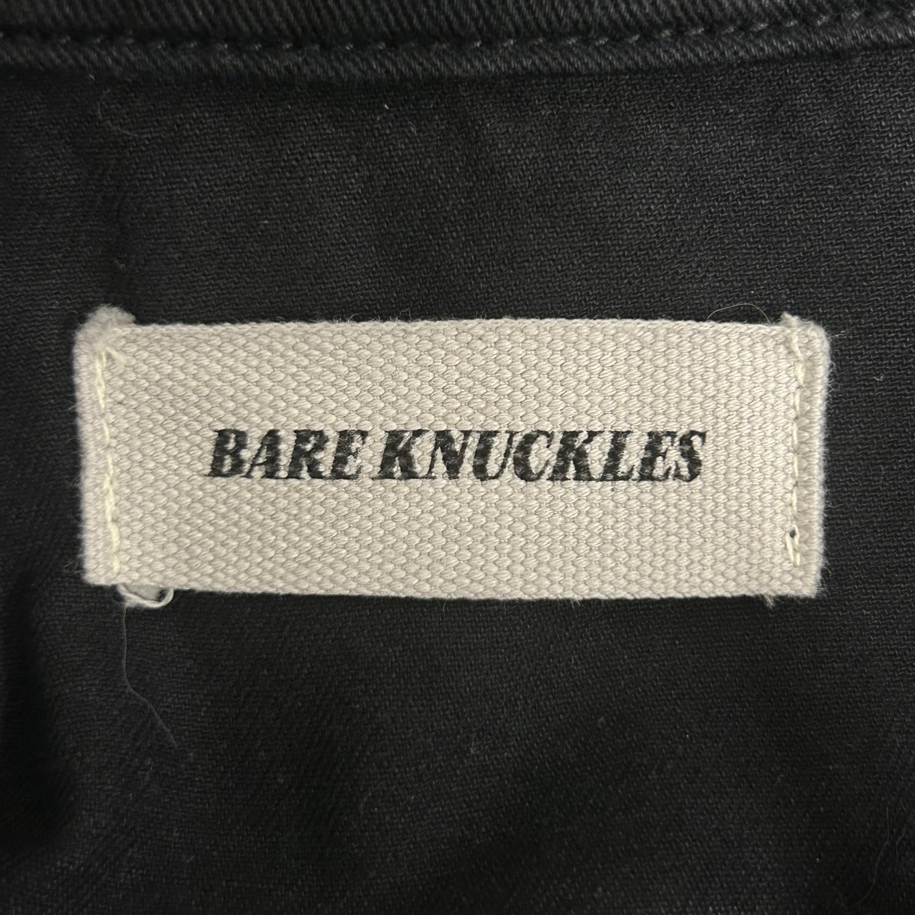 BARE KNUCKLES/Jacket/L/Cotton/BLK/Light Zip-Up view 3
