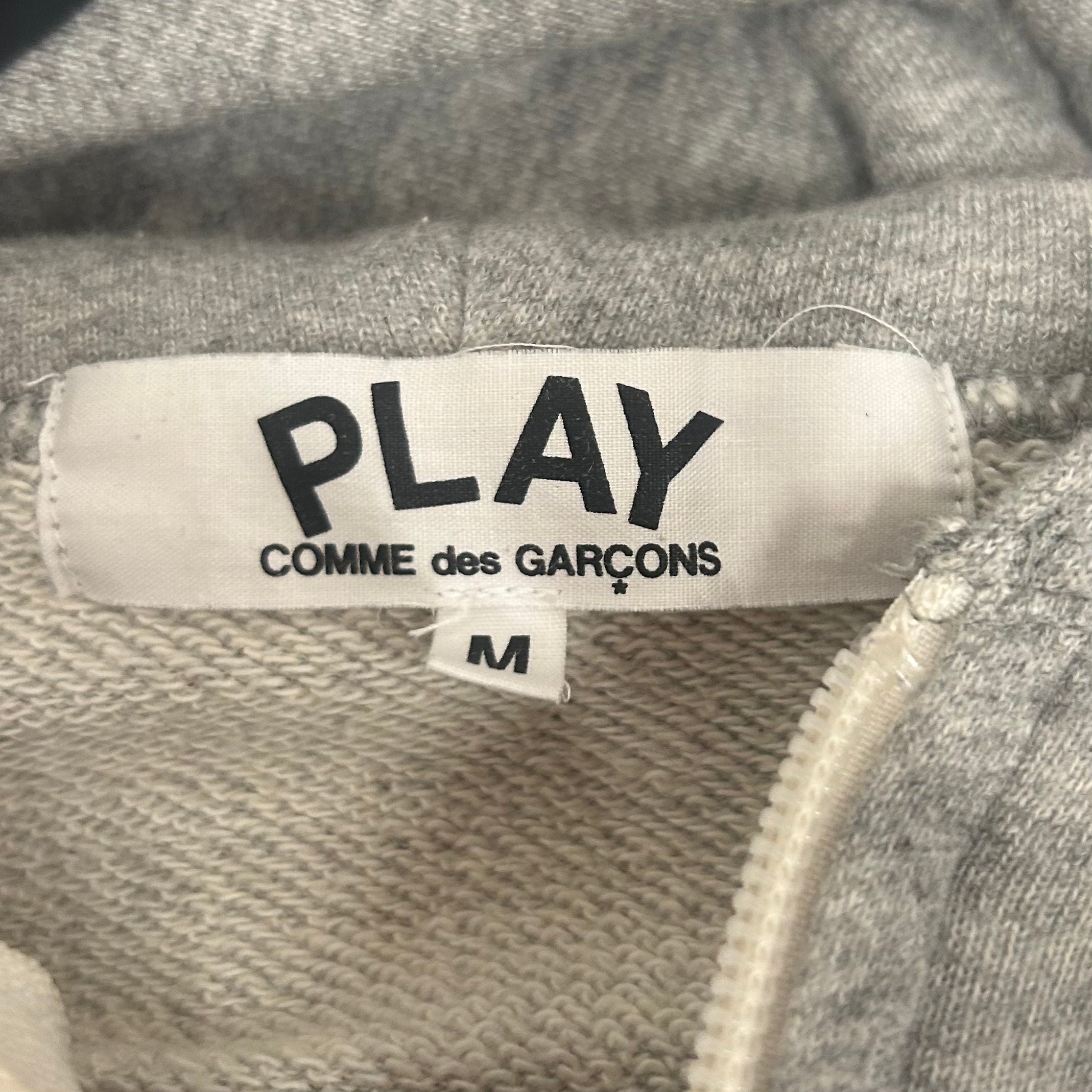 COMME des GARCONS/Zip Up Hoodie/M/Cotton/GRY/ view 4