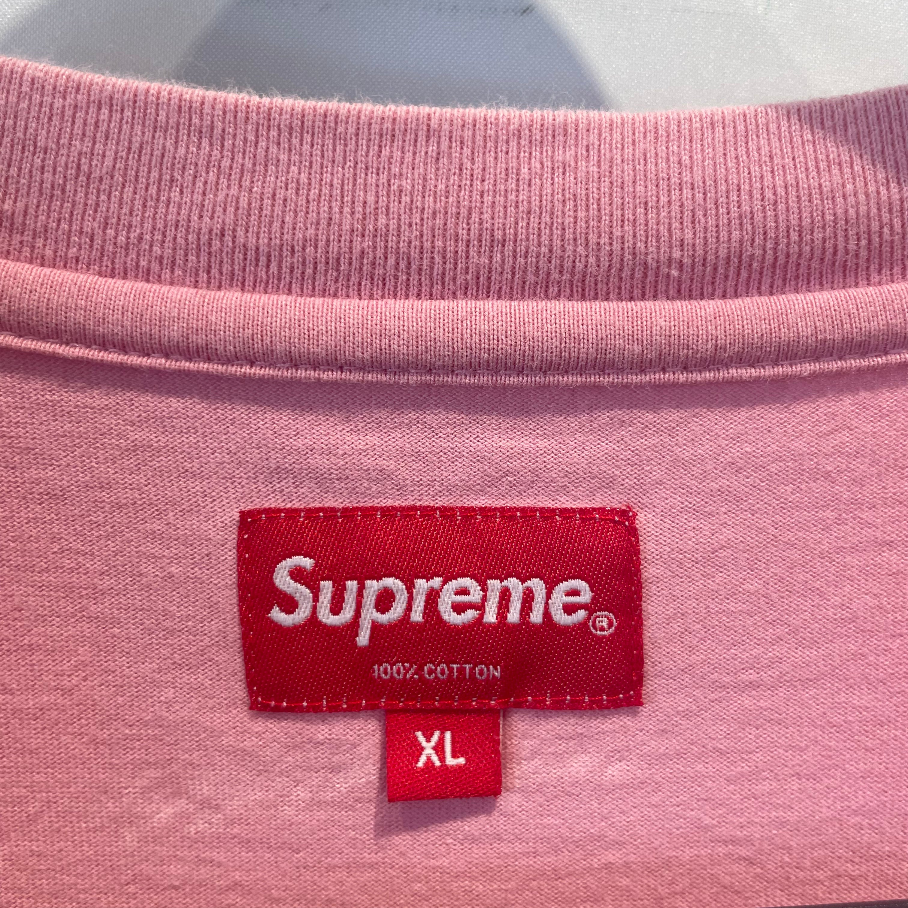 Supreme/T-Shirt/XL/Cotton/PNK/Bullion Logo S/S Top view 3