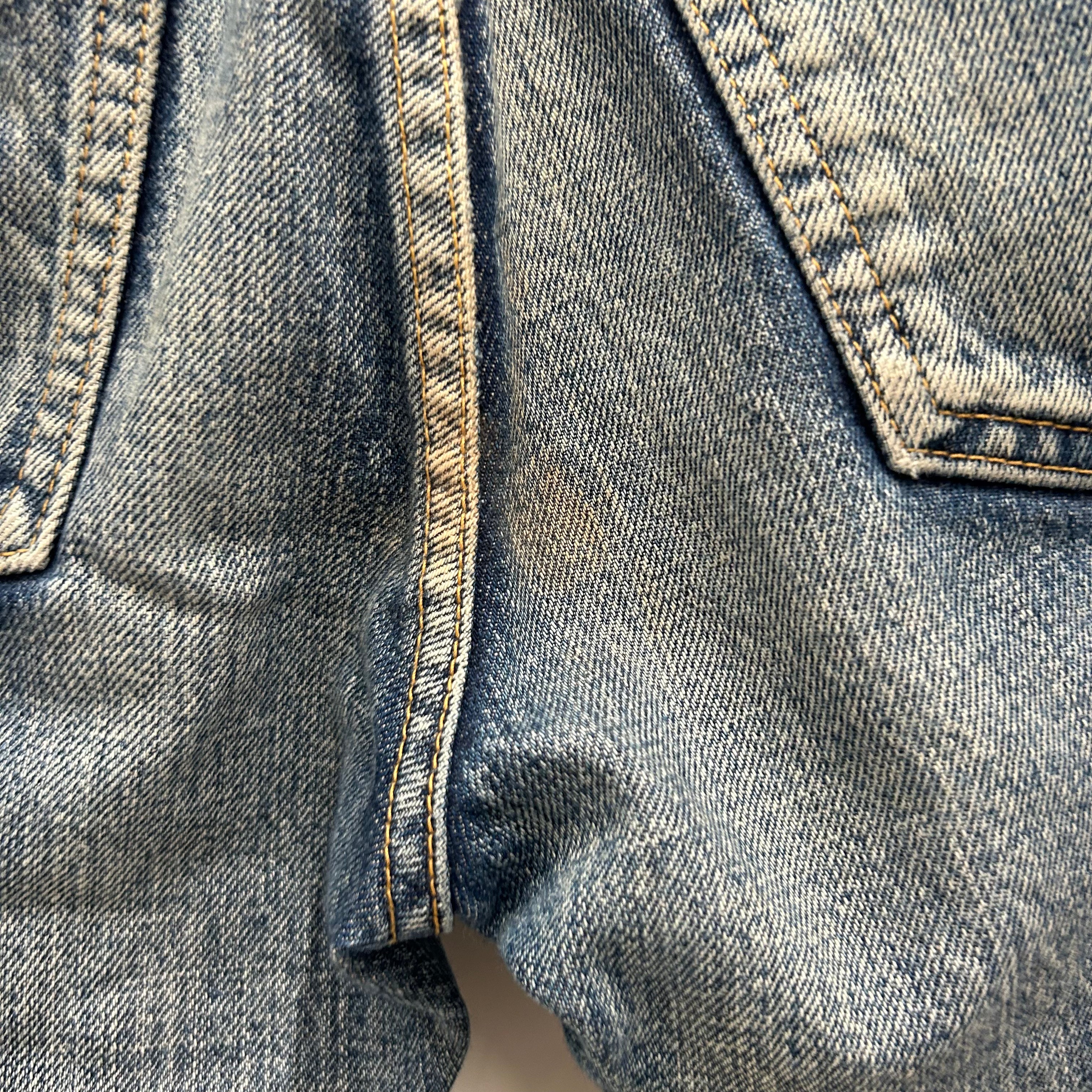 Attachment/Skinny Pants/S/Cotton/IDG/Button Fly/small stain on back view 4
