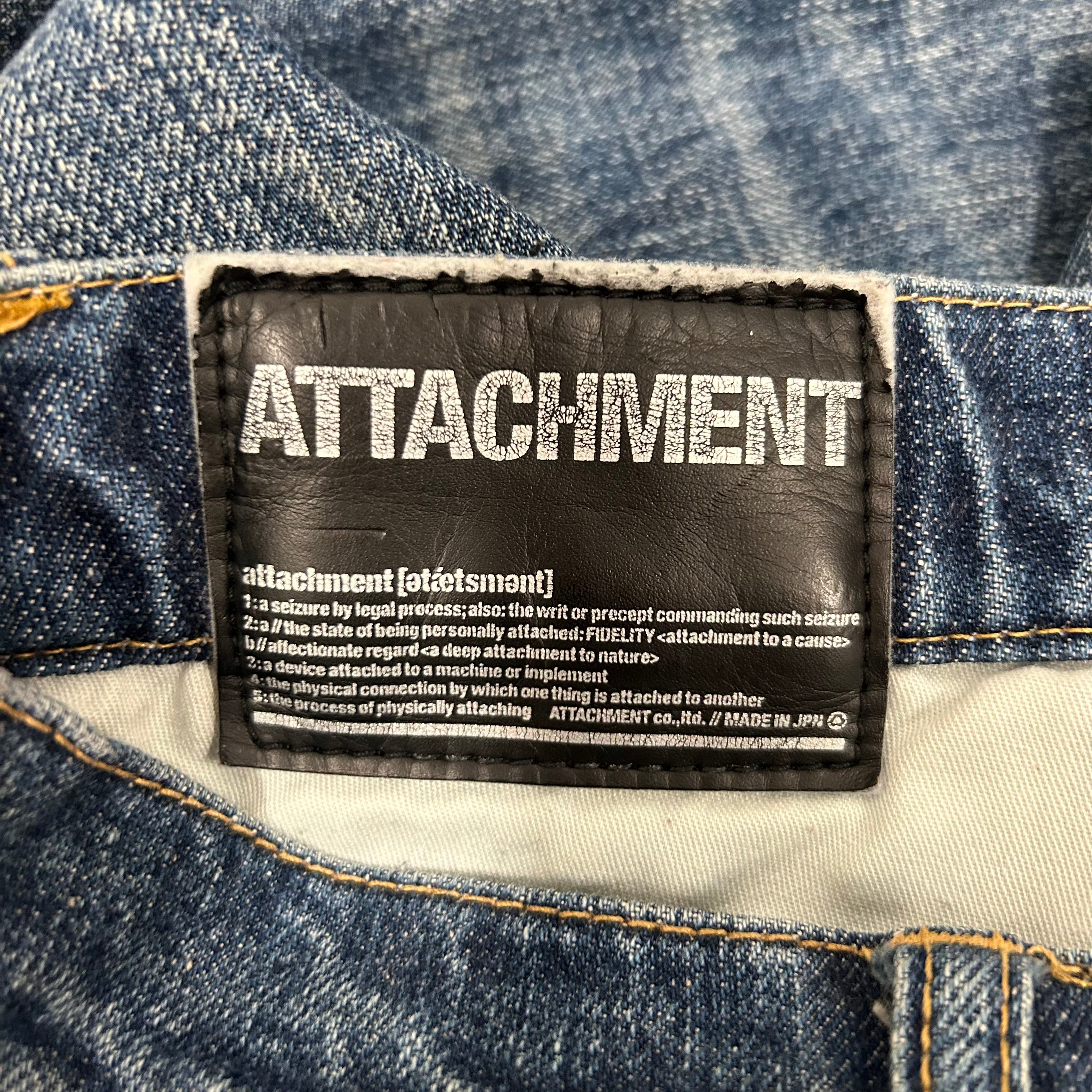 Attachment/Skinny Pants/S/Cotton/IDG/Button Fly/small stain on back view 3