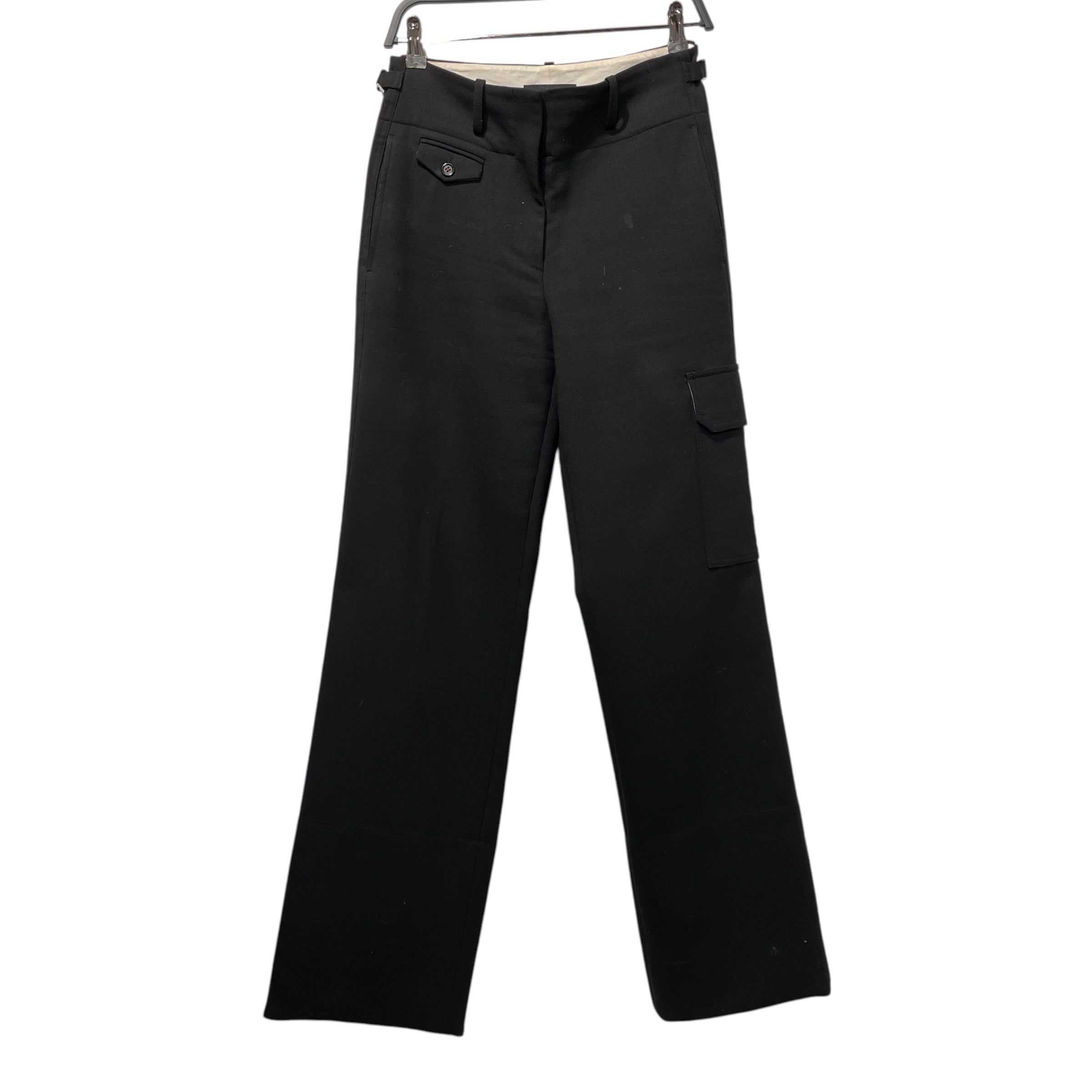 Helmut Lang/Straight Pants/S/Wool/BLK/utility cargos view 1