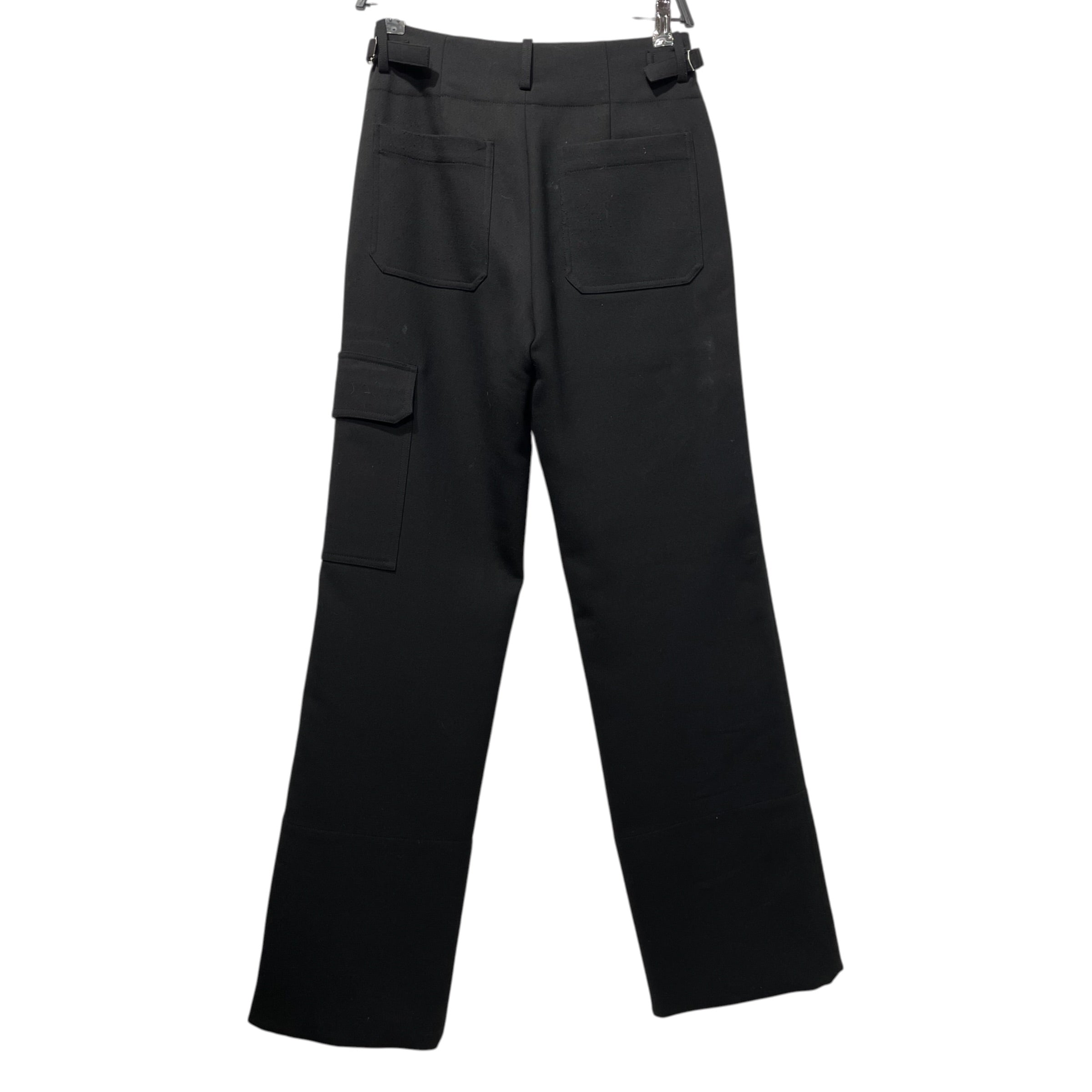 Helmut Lang/Straight Pants/S/Wool/BLK/utility cargos view 2