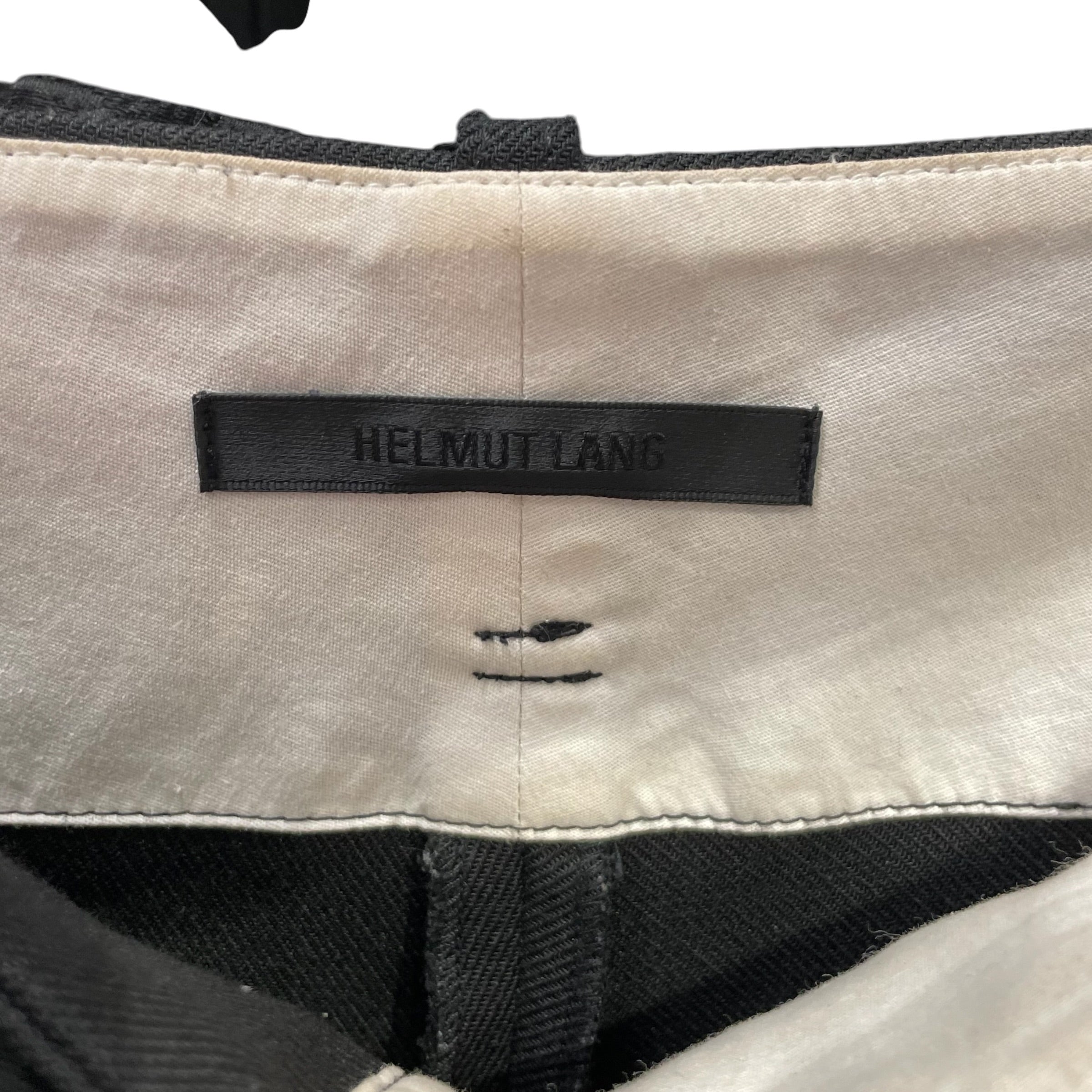 Helmut Lang/Straight Pants/S/Wool/BLK/utility cargos view 4