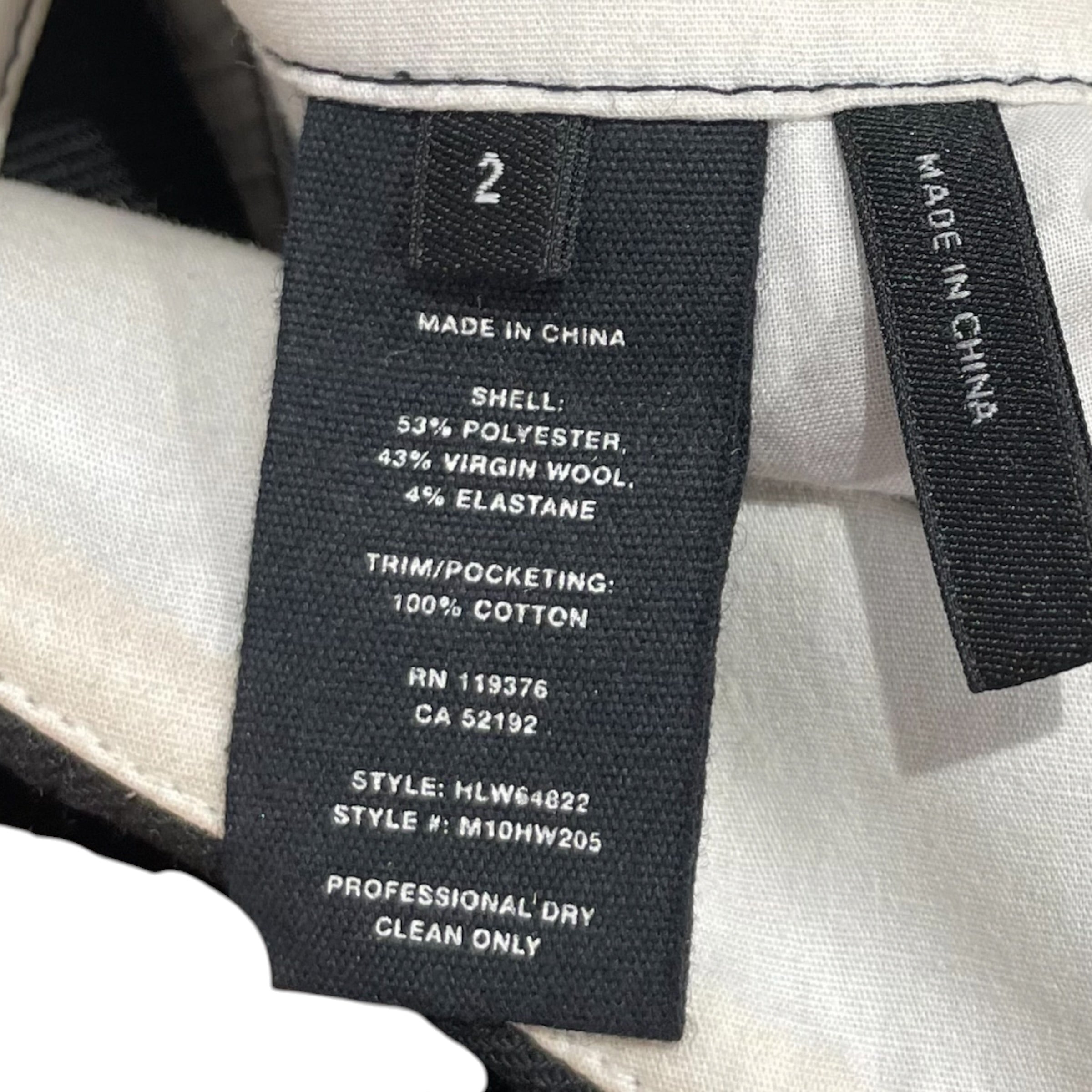 Helmut Lang/Straight Pants/S/Wool/BLK/utility cargos view 3