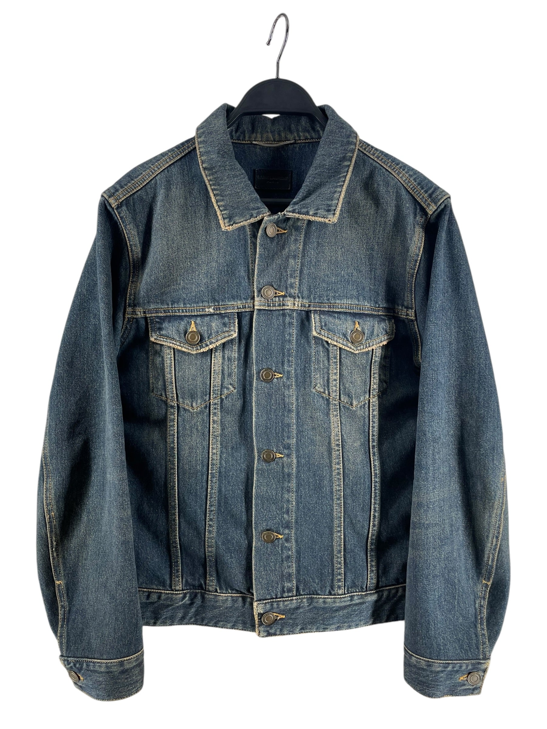 SAINT LAURENT/Denim Jkt/M/Denim/BLU/CA00985 TRUCKER JACKET view 1