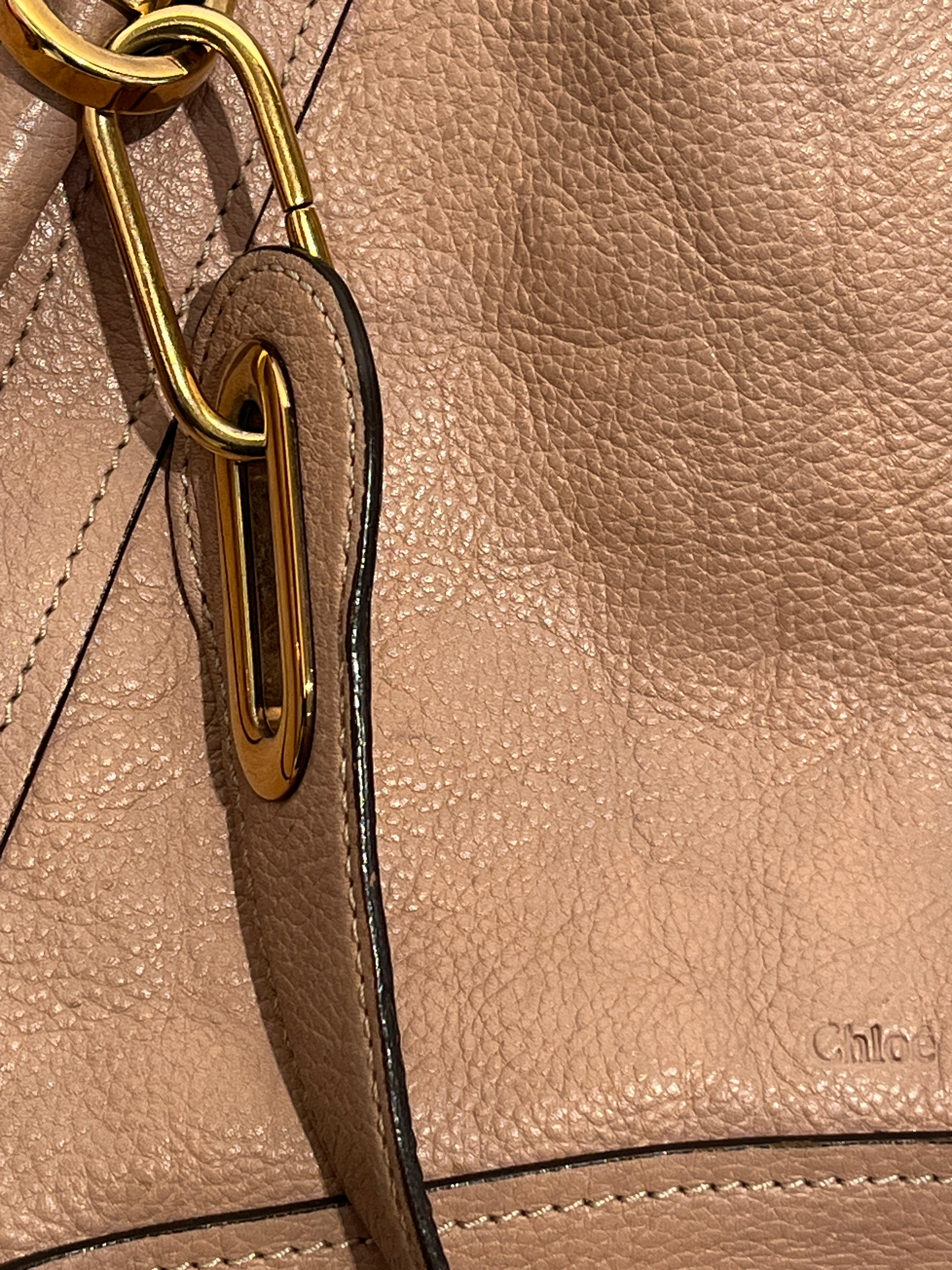 Chloe/Hand Bag/Leather/PNK/03-11-50 view 5