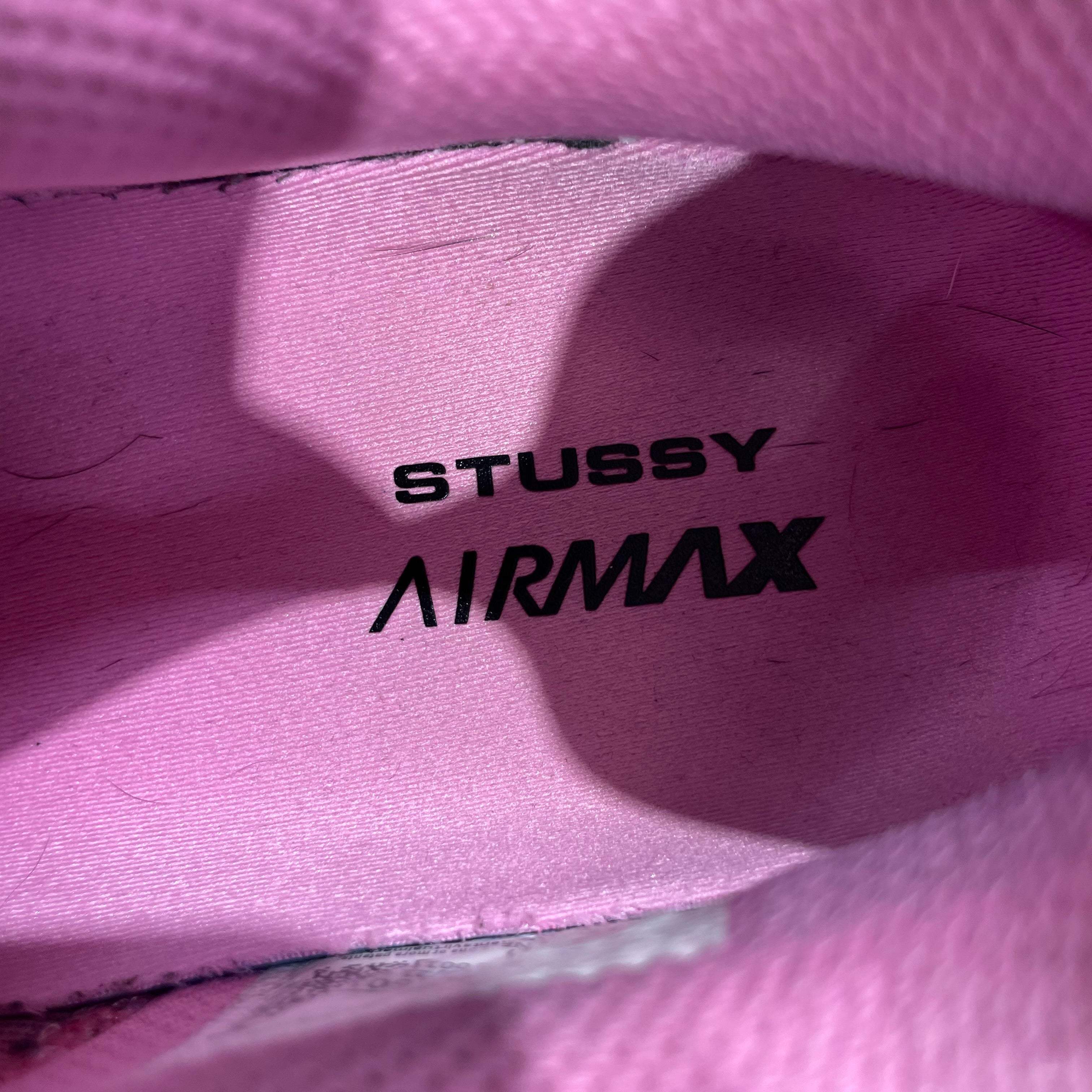 NIKE/Low-Sneakers/US 9.5/Acrylic/PNK/STUSSY view 7