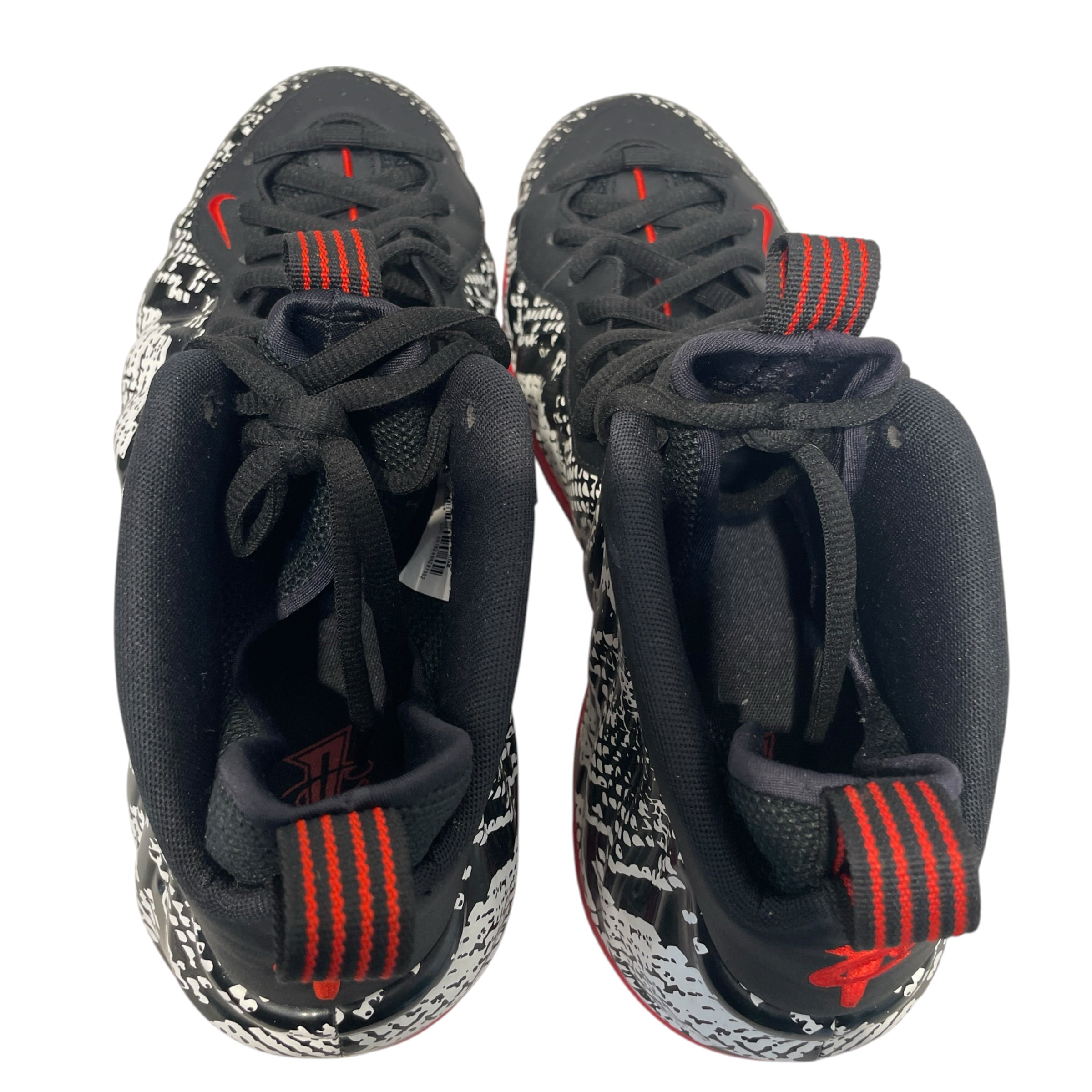 NIKE/Hi-Sneakers/US 10/All Over Print/Leather/BLK/Foamposite Albino Snakeskin view 5